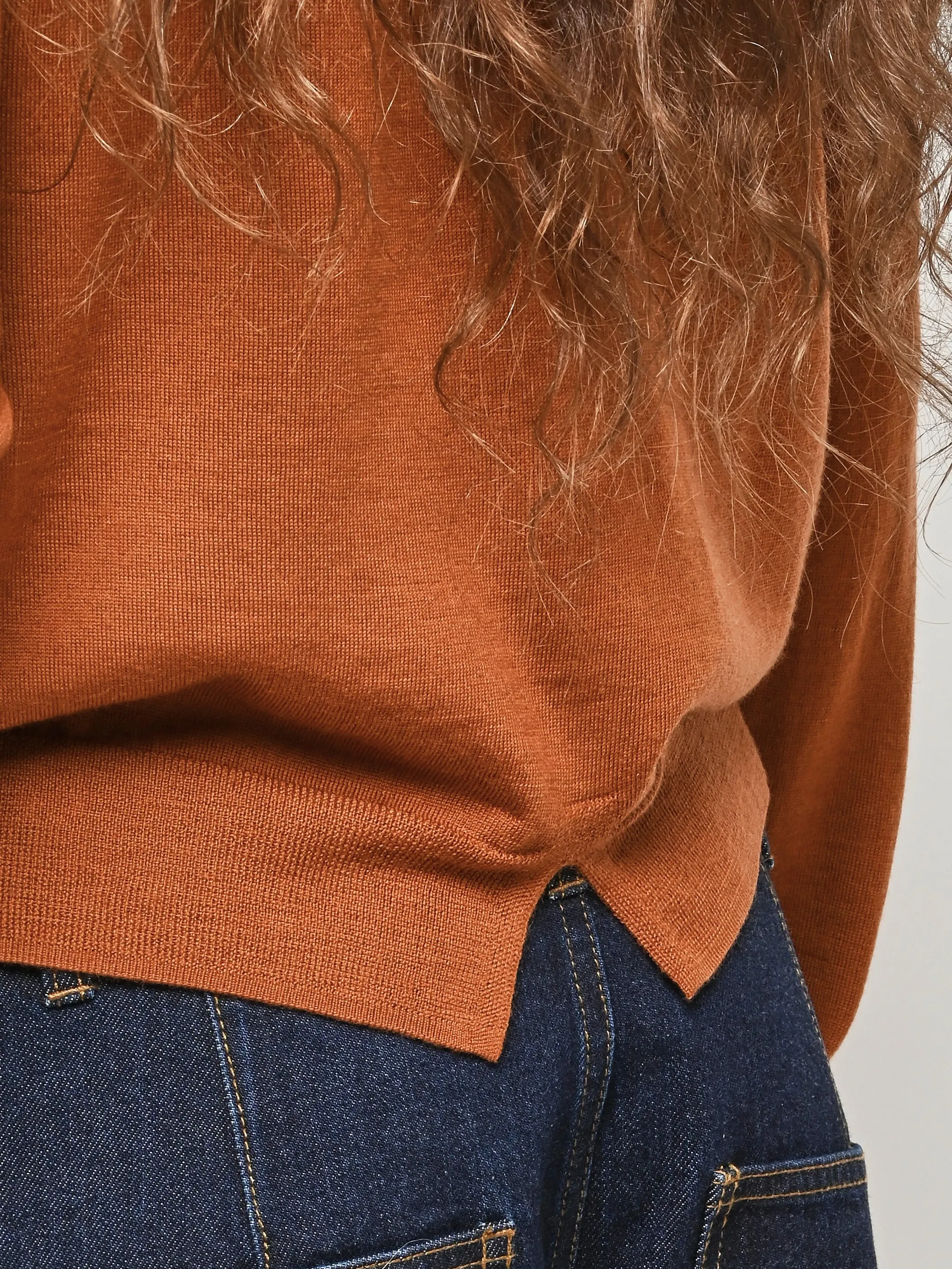 Caramel Compact Cardigan sold by Frances May Houseline product image thumbnail 5