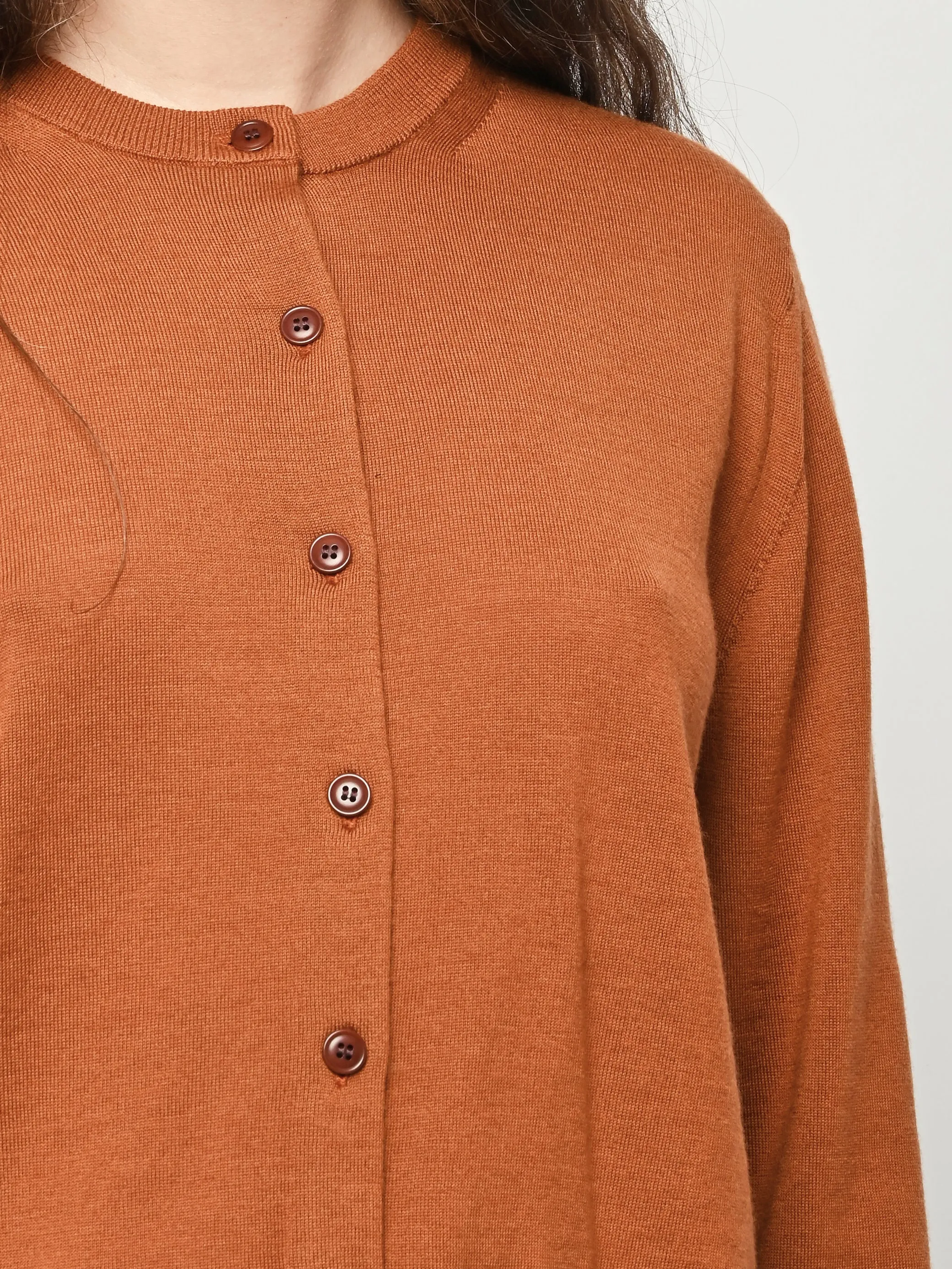 Caramel Compact Cardigan sold by Frances May Houseline product image thumbnail 3