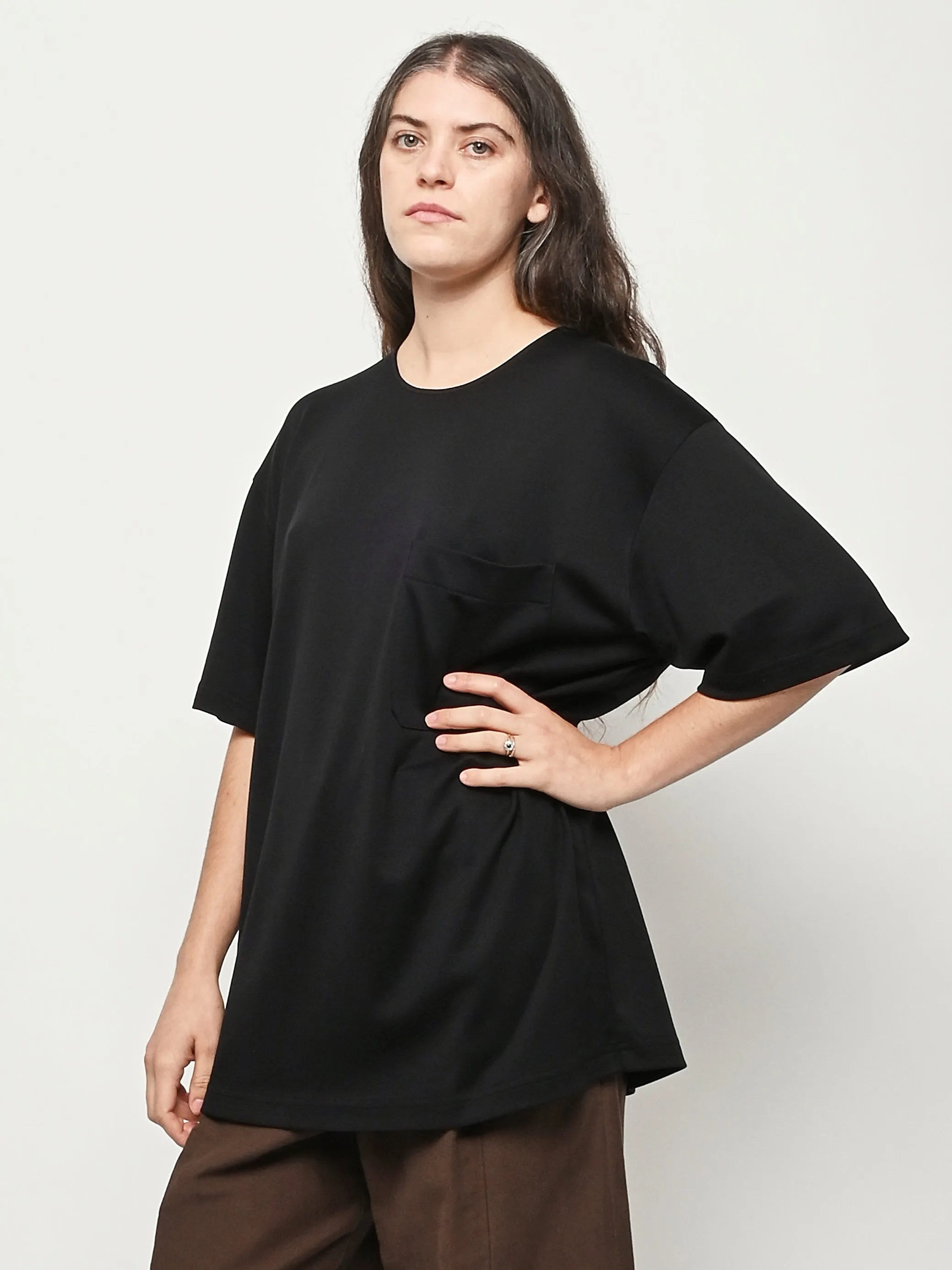 Black Relaxed T-Shirt sold by Frances May Houseline product image thumbnail 2