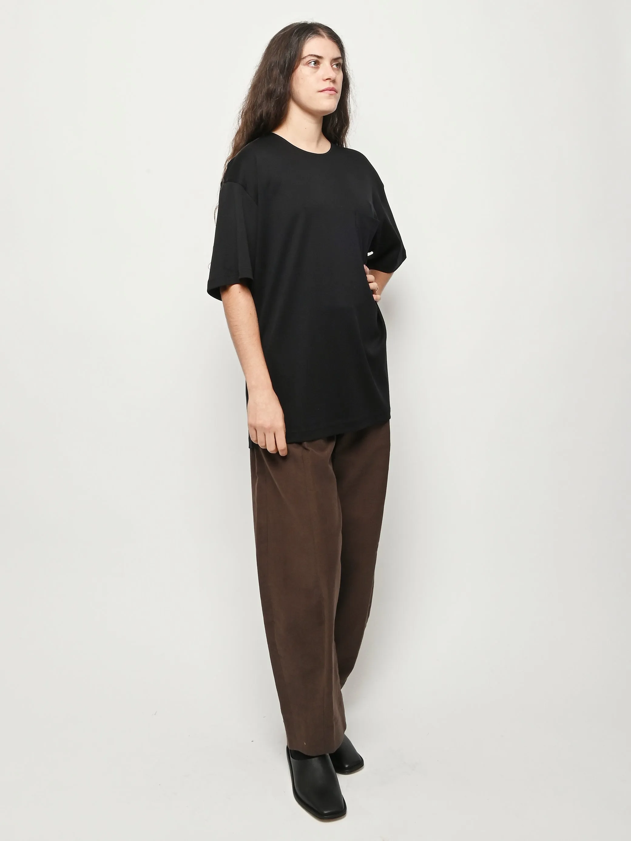 Black Relaxed T-Shirt sold by Frances May Houseline product image thumbnail 4