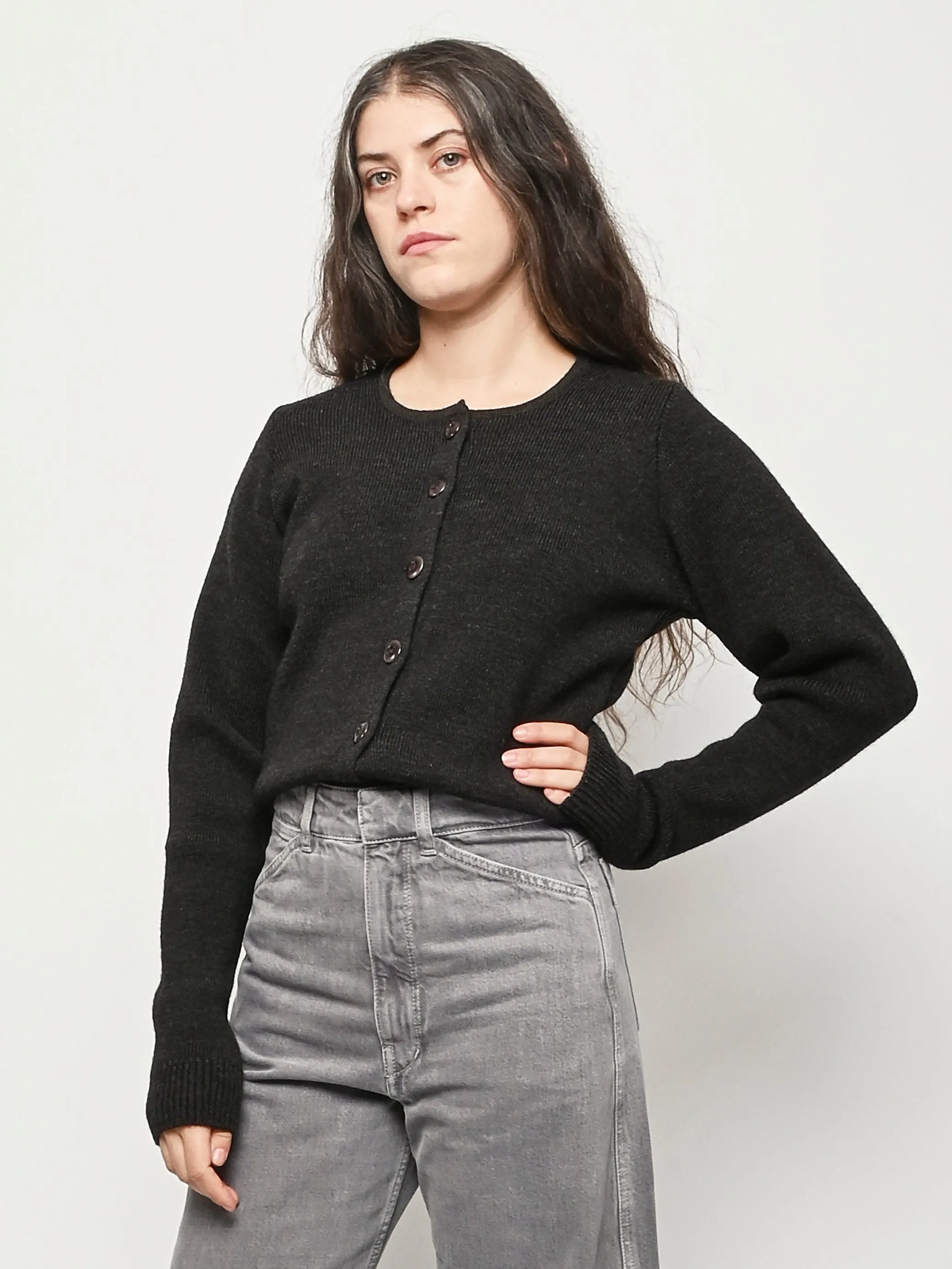 Dark Espresso Cardigan sold by Frances May Houseline product image thumbnail 2