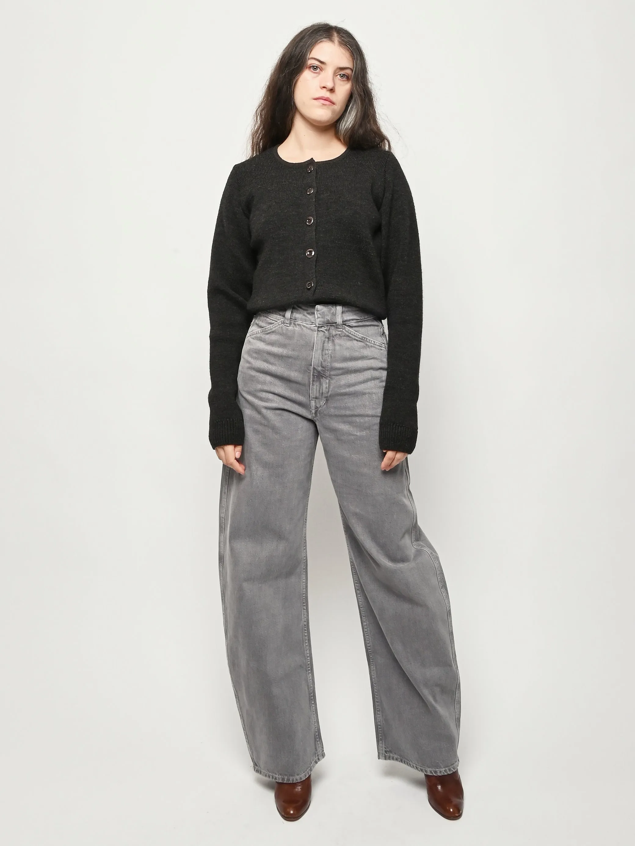 Heather High Waisted Curved Pants sold by Frances May Houseline