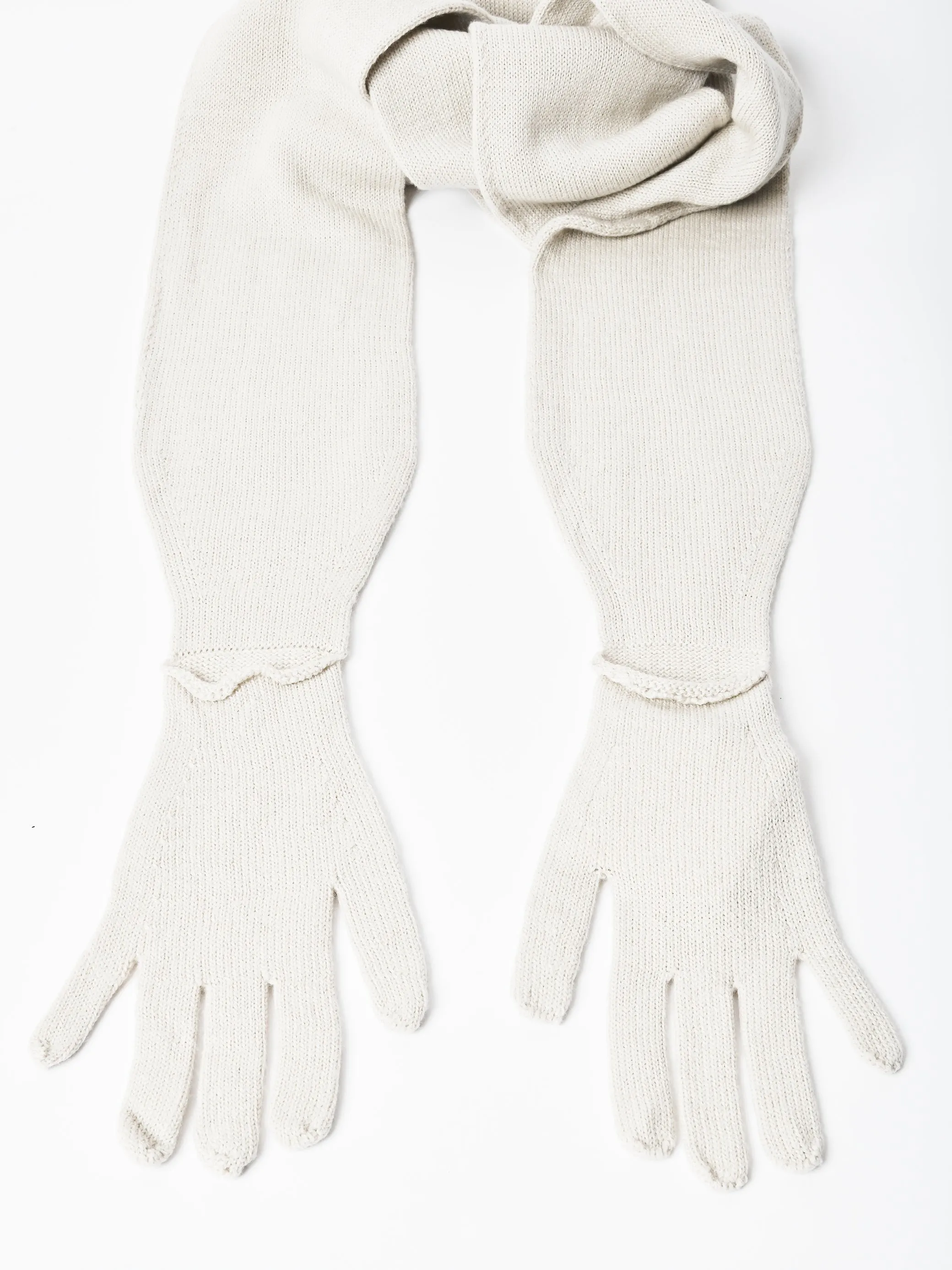 Off-White Flauta Scarf sold by Frances May Houseline product image thumbnail 5