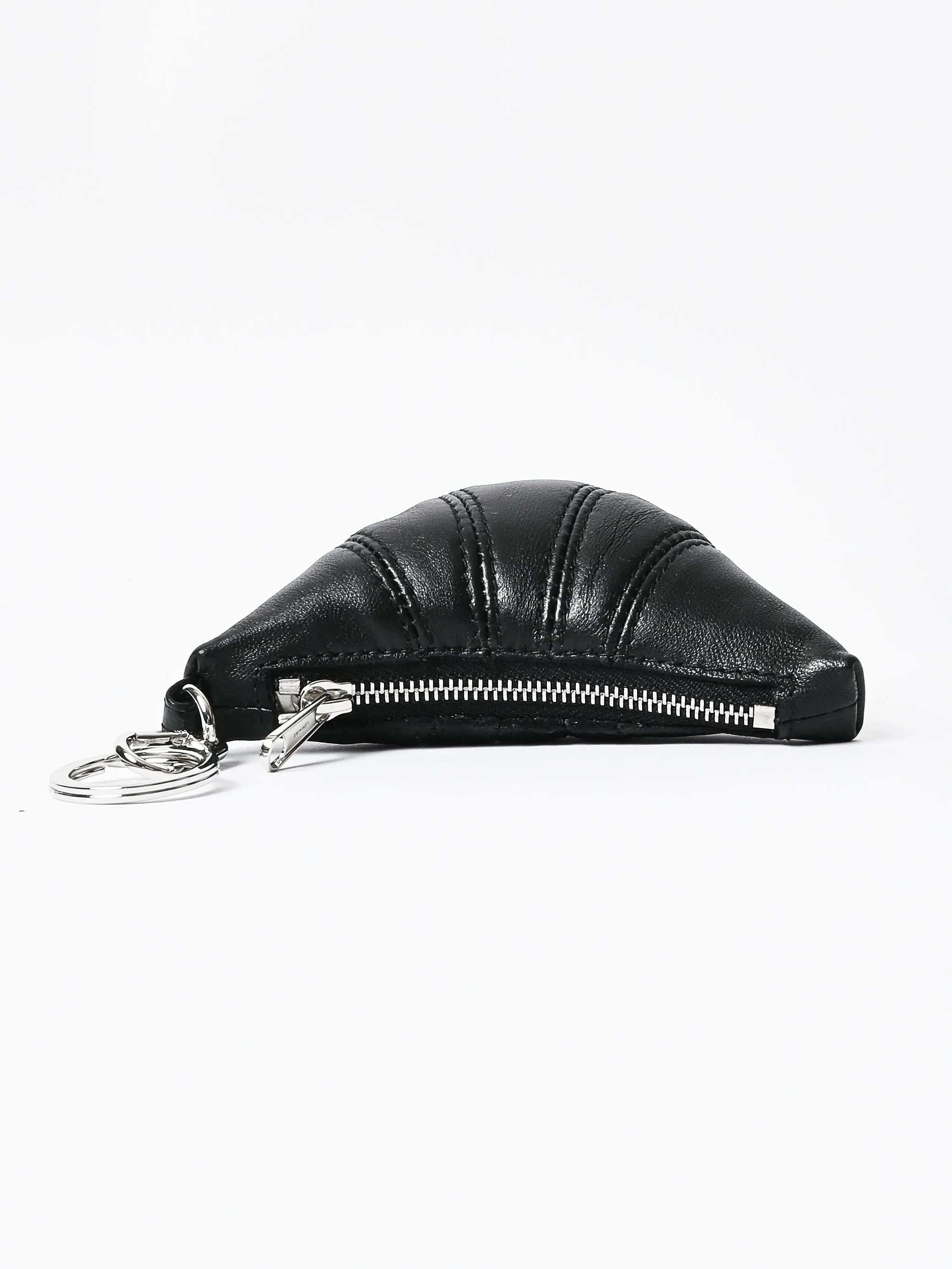 Black Mini Croissant Keyring sold by Frances May Houseline product image thumbnail 3