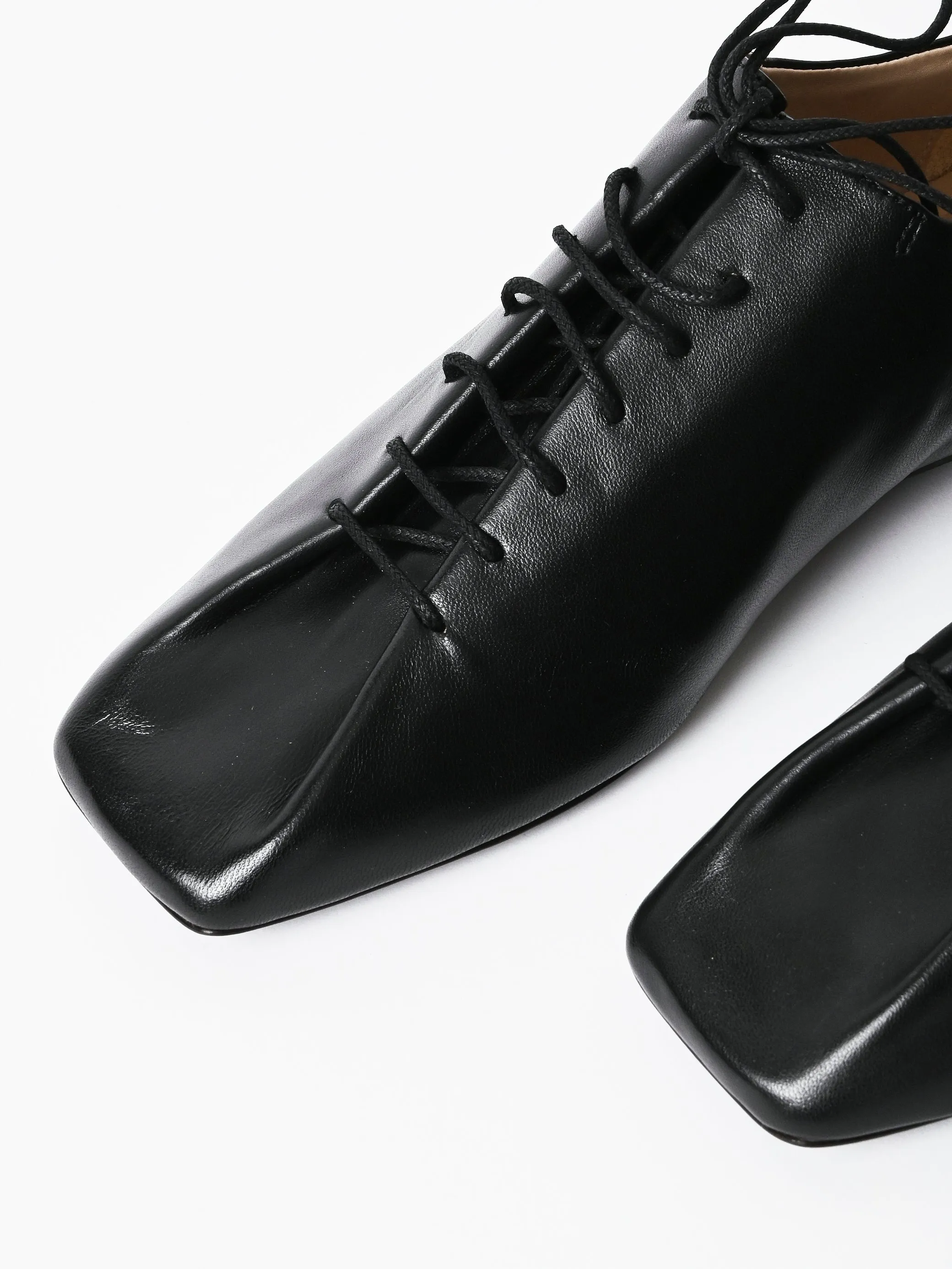 Black Souris Flat Classic Derbies sold by Frances May Houseline product image thumbnail 3