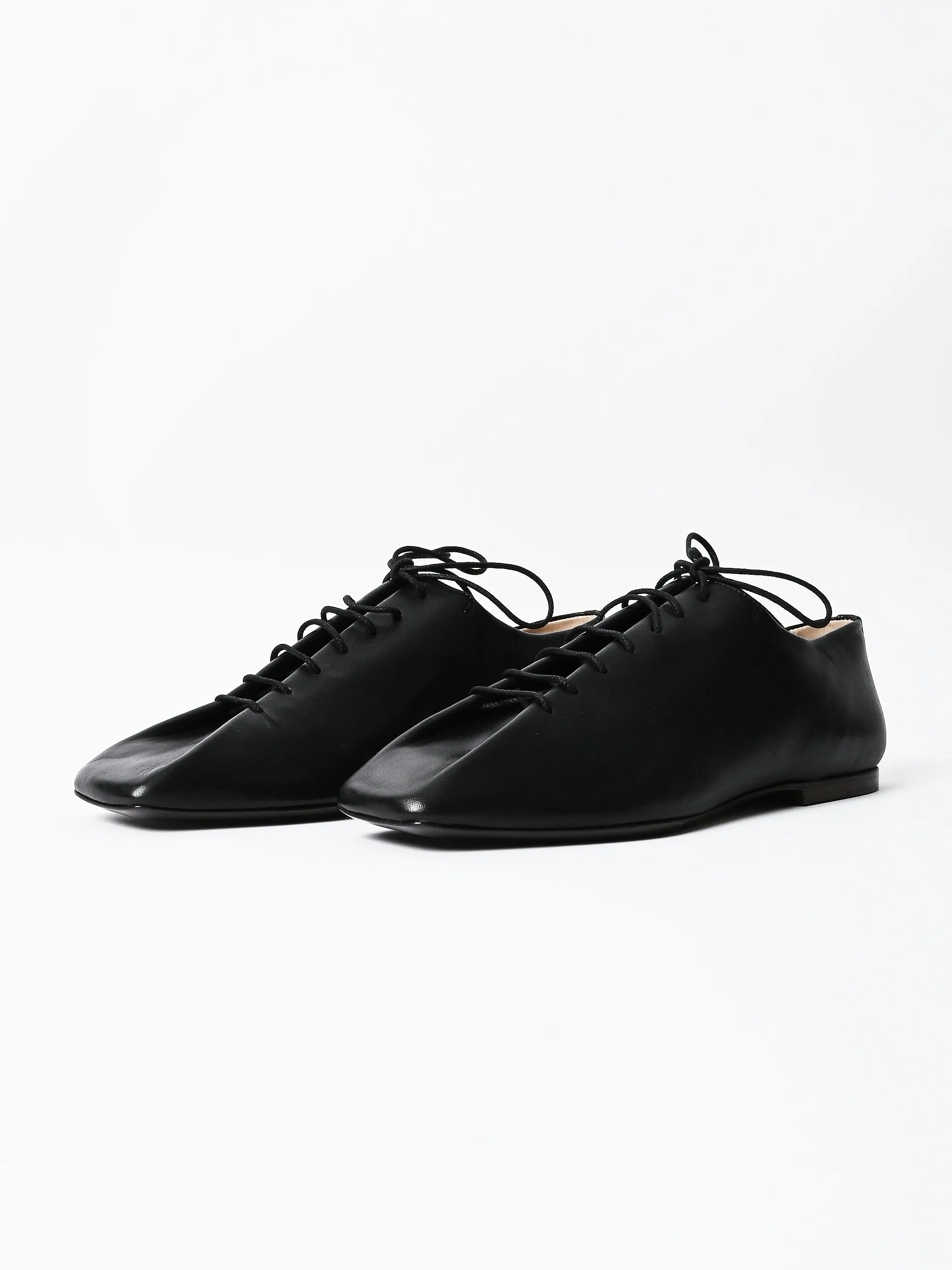 Black Souris Flat Classic Derbies sold by Frances May Houseline product image thumbnail 2