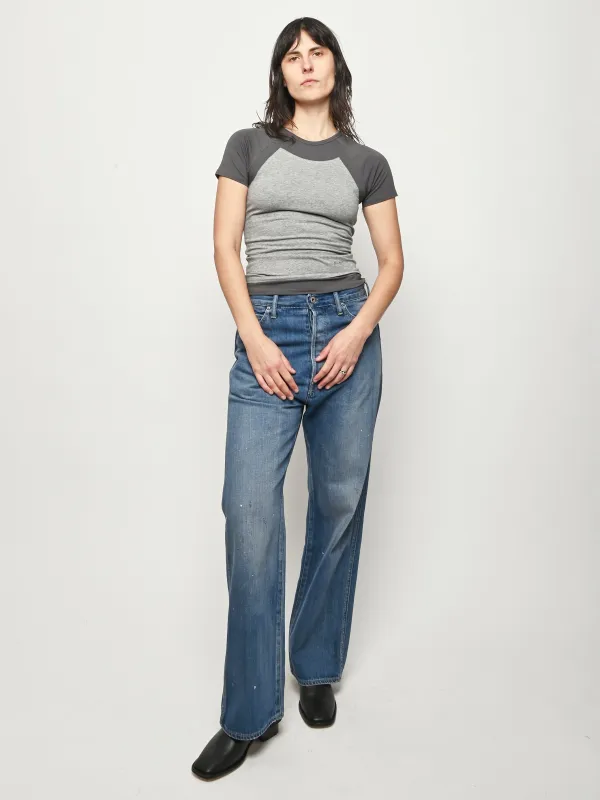 Grey Puka T-Shirt sold by Frances May Houseline