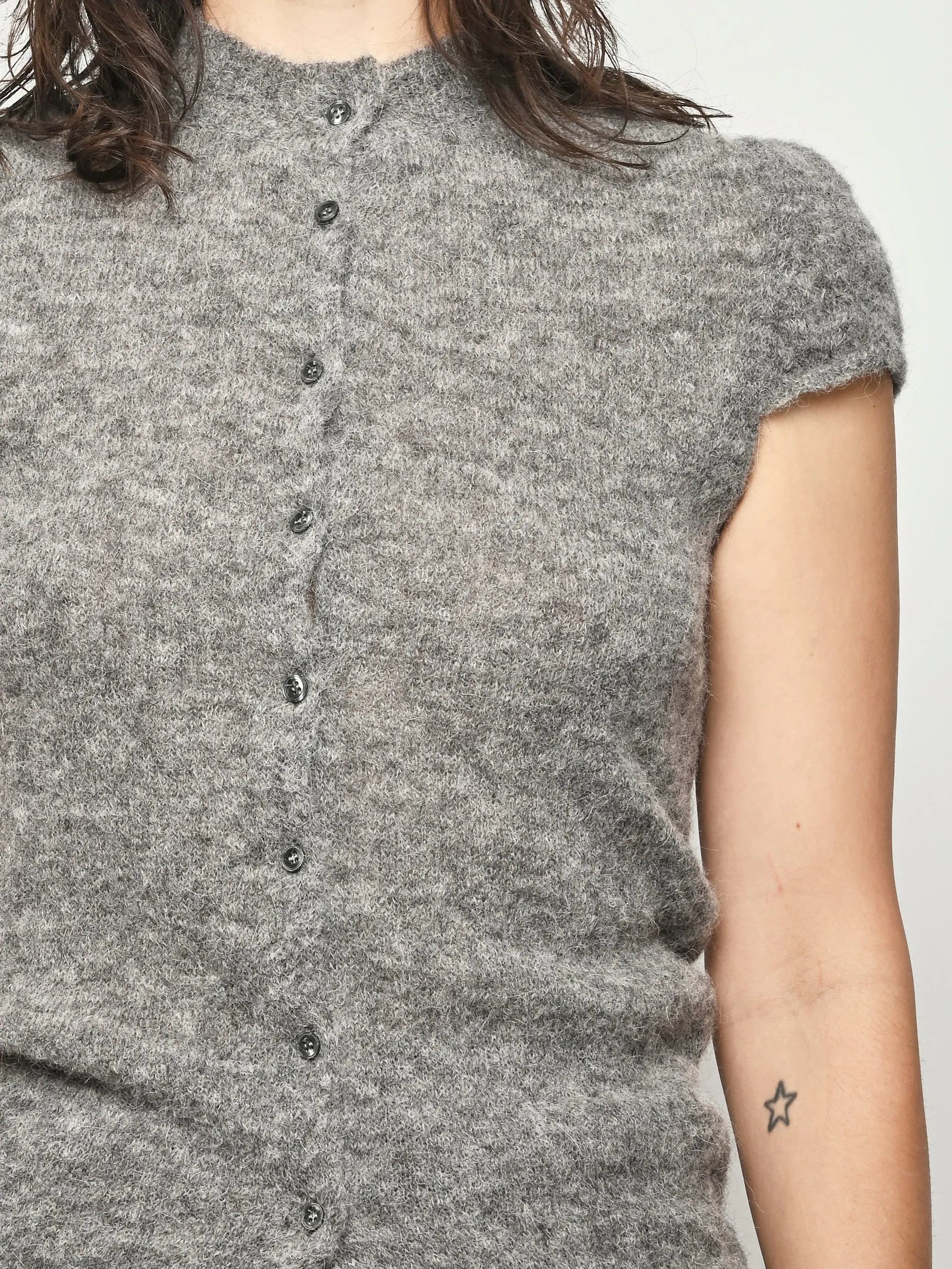 Grey Refian S/S Cardigan sold by Frances May Houseline product image thumbnail 3