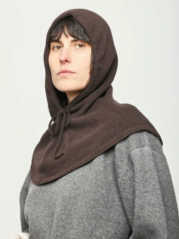 Dark Brown Lucia Hood made by Paloma Wool
