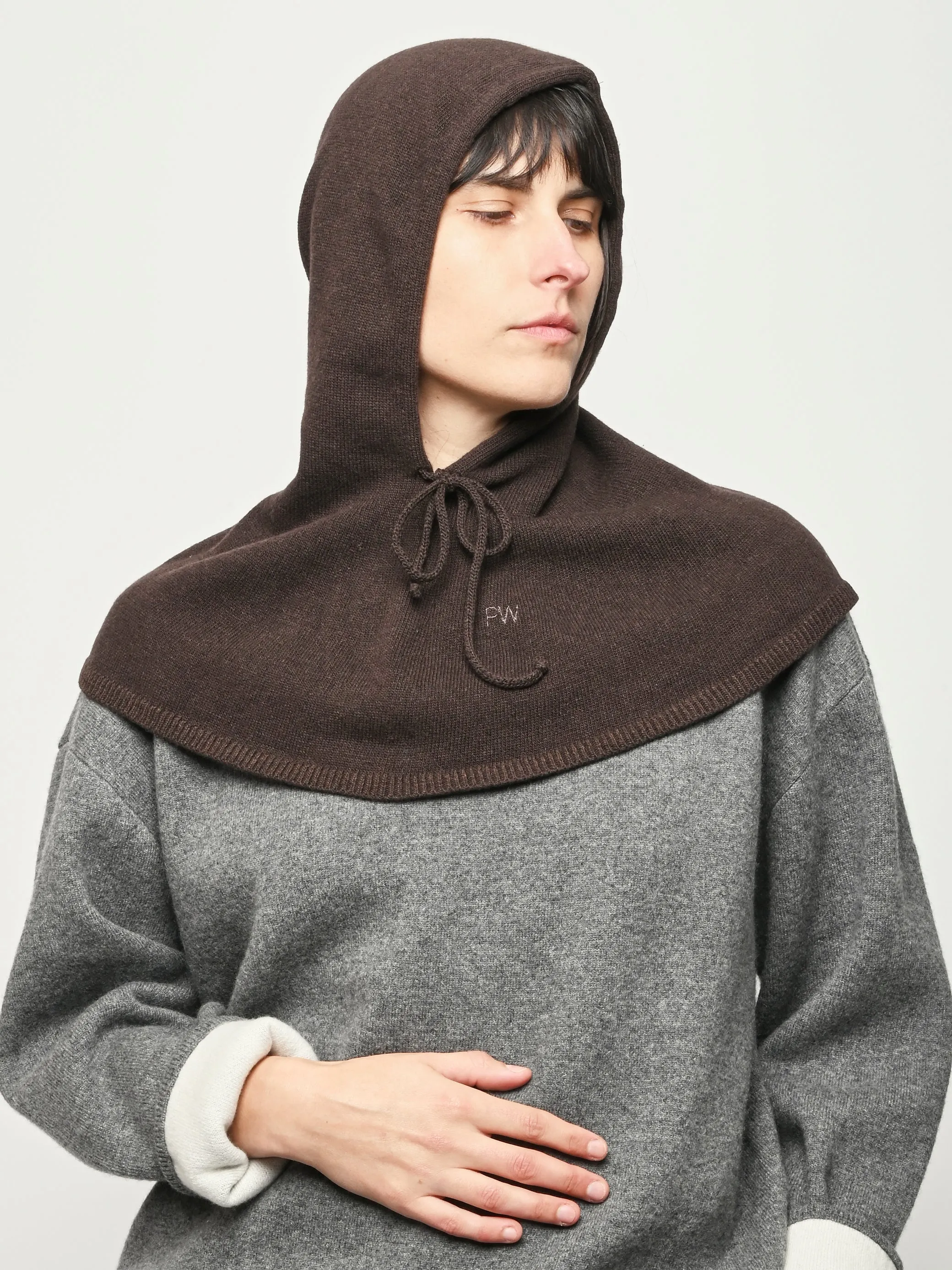 Dark Brown Lucia Hood sold by Frances May Houseline product image thumbnail 4