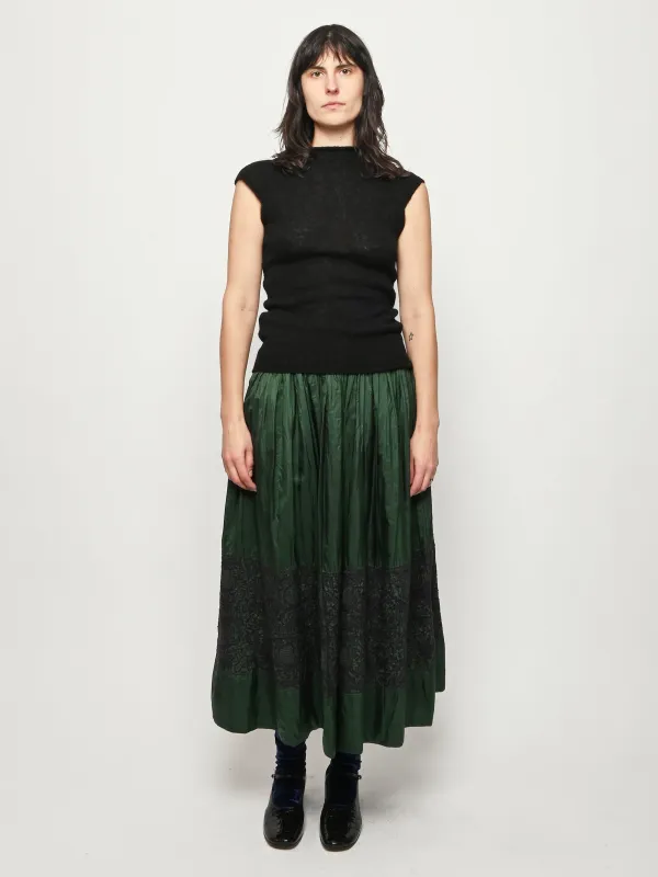 Black Guidi Top sold by Frances May Houseline