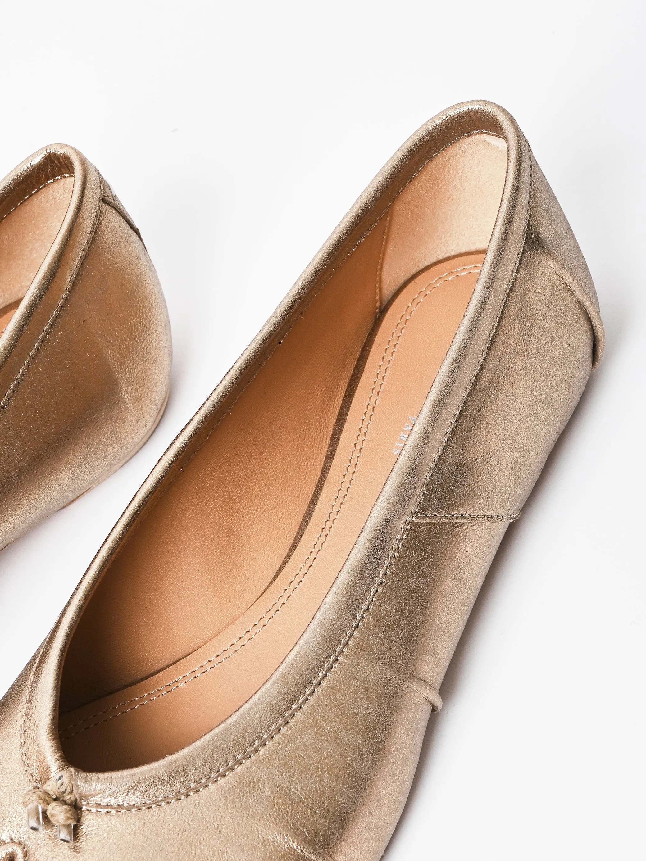 Gold Tabi New Ballerina sold by Frances May Houseline product image thumbnail 4