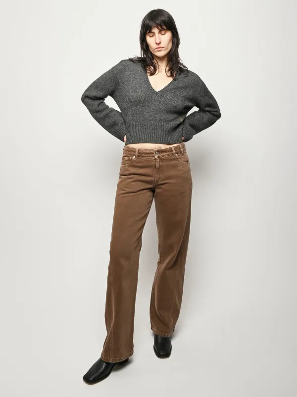 Brown Reyno Trousers sold by Frances May Houseline