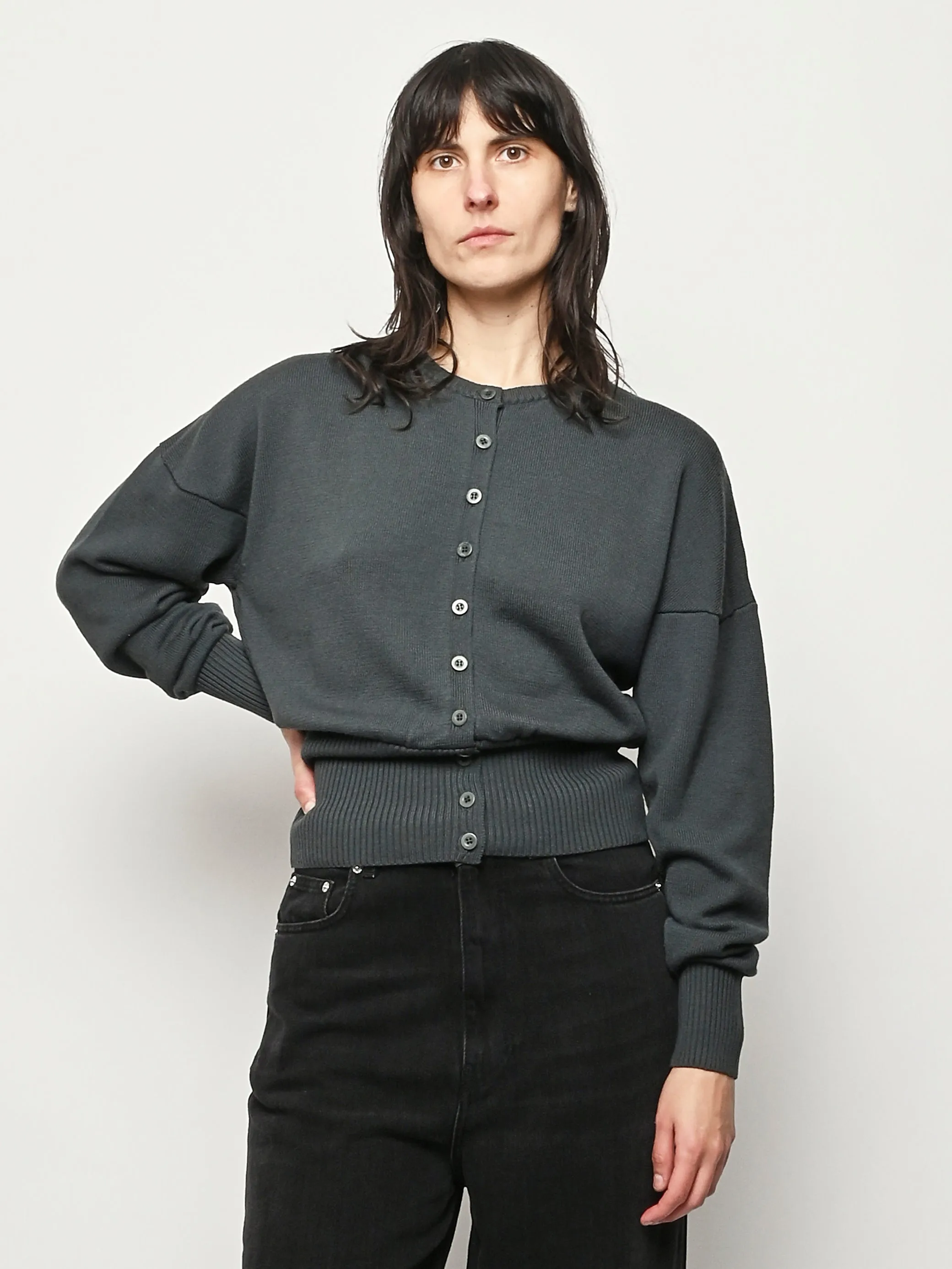 Dark Green Rosana Cardigan sold by Frances May Houseline product image thumbnail 2