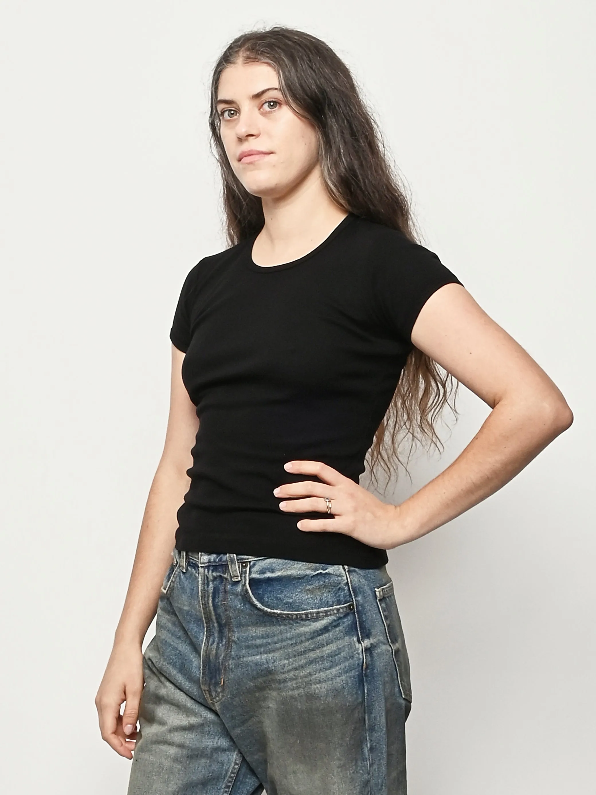 Black Bellevue Tee sold by Frances May Houseline product image thumbnail 2