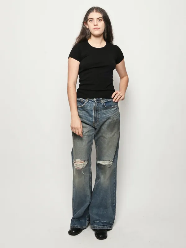 Black Bellevue Tee sold by Frances May Houseline