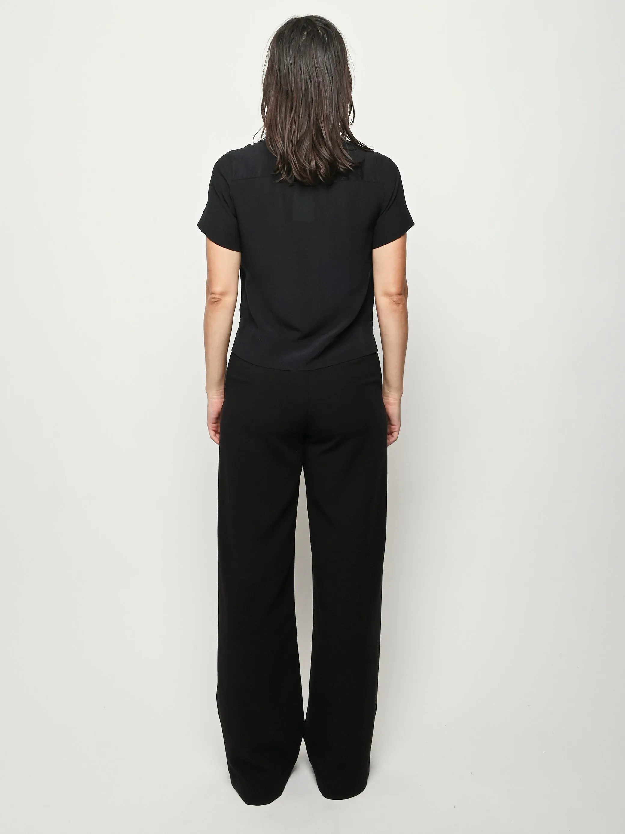 Black Silk Glove Top sold by Frances May Houseline product image thumbnail 5