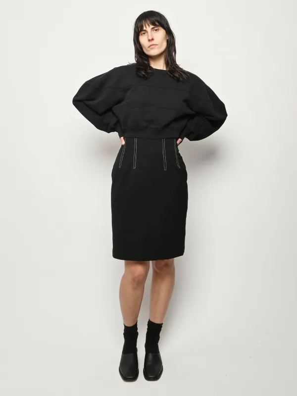 Black Corset Skirt made by Frances May Houseline