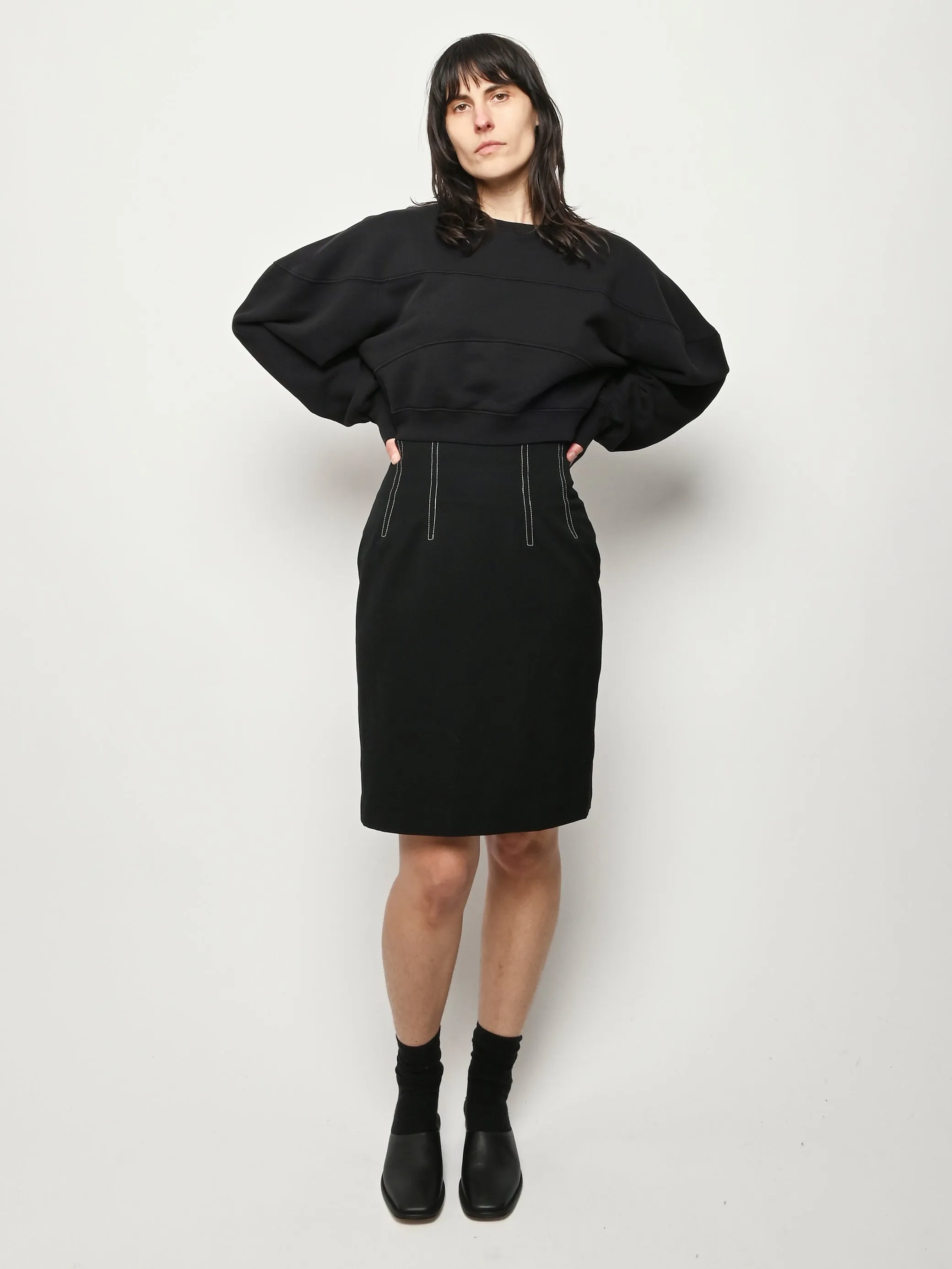 Black Corset Skirt sold by Frances May Houseline