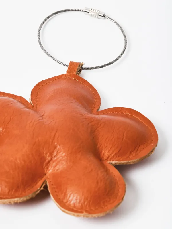 Cognac Leather Bag Charm sold by Frances May Houseline