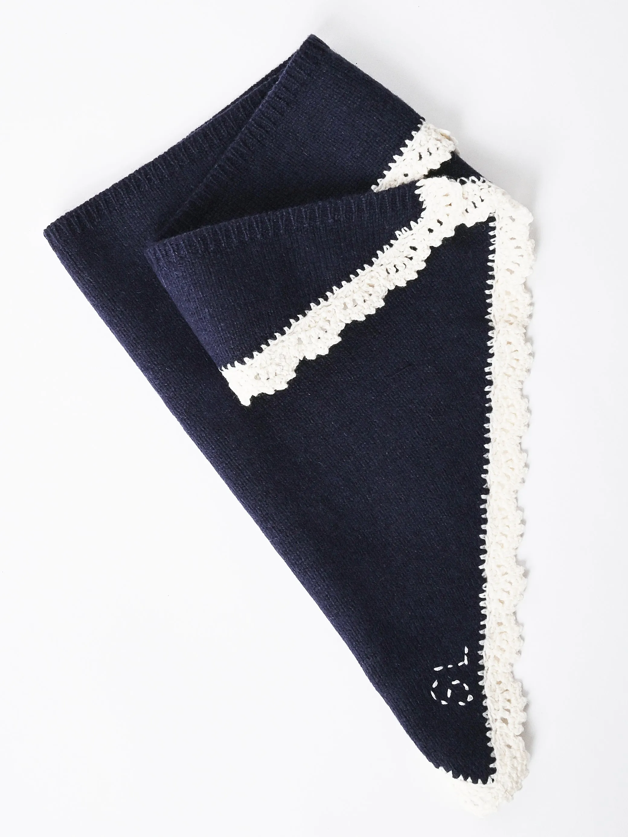 Navy Peck Bonnet sold by Frances May Houseline product image thumbnail 3