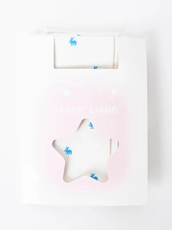 Blue Bunny Tights made by Sandy Liang