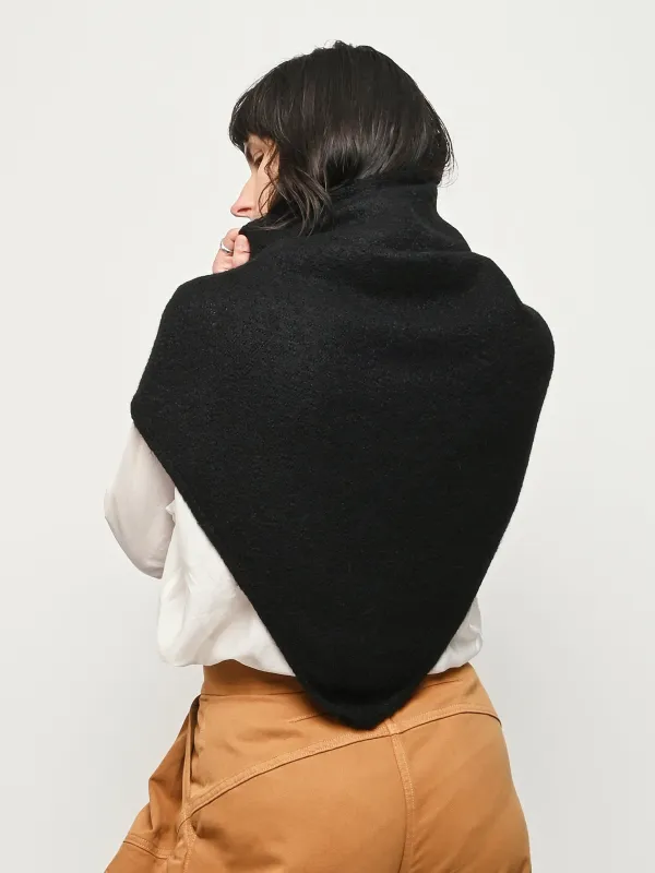 Black Felted Shawl Scarf made by First Rite