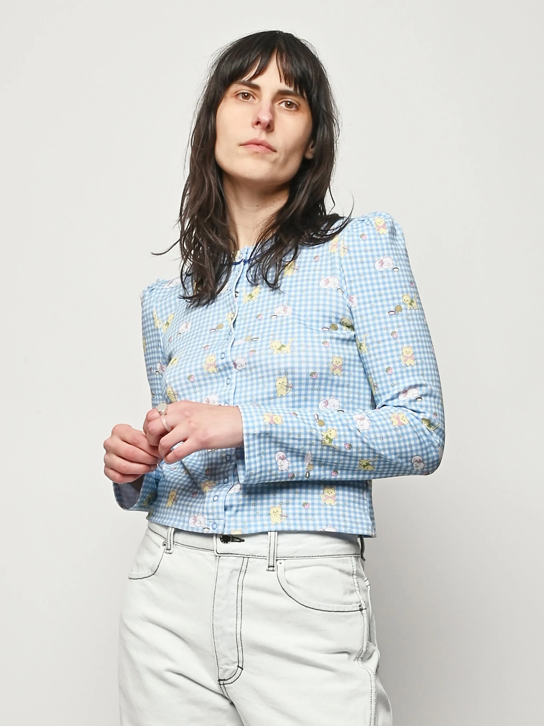 Blue Multi Nova Cardigan sold by Frances May Houseline product image thumbnail 2