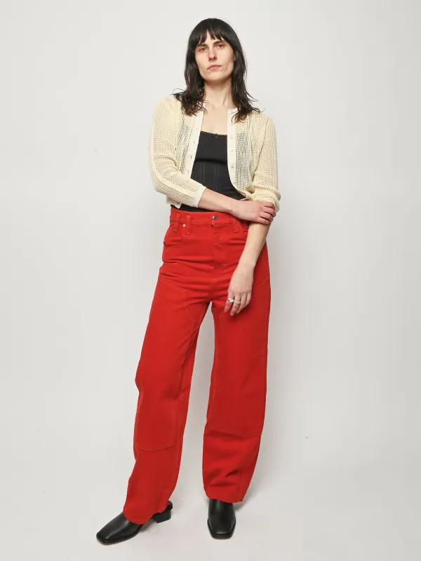 Wheat Nouvelle Cardigan made by Eckhaus Latta