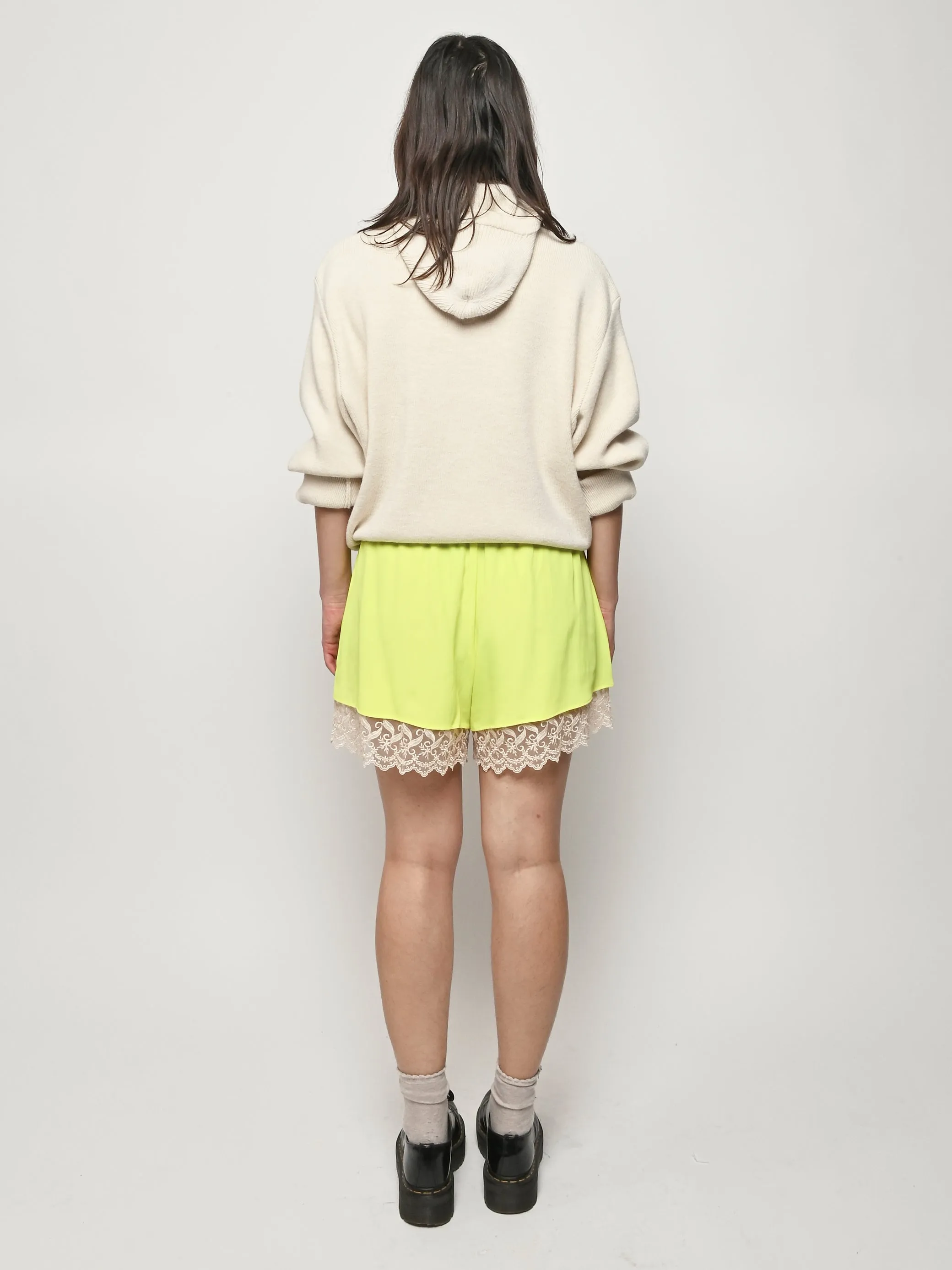 Fluoro Lace Trim Negligee Shorts sold by Frances May Houseline product image thumbnail 5