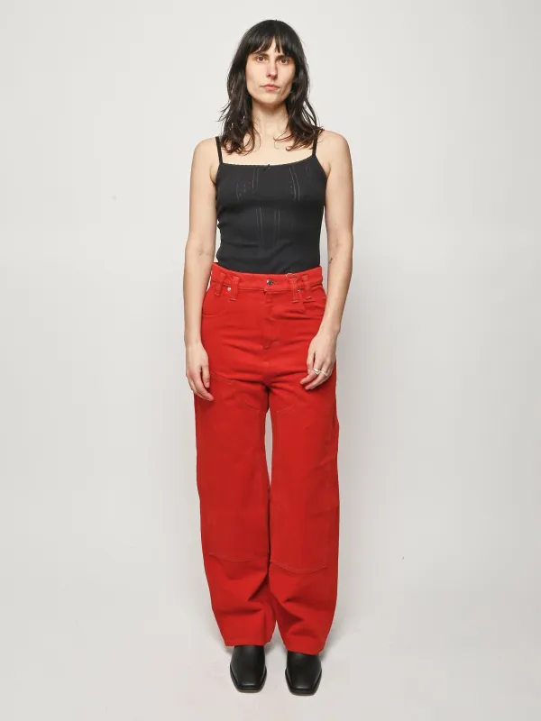 Poppy Double Knee Baggy Jean made by Eckhaus Latta