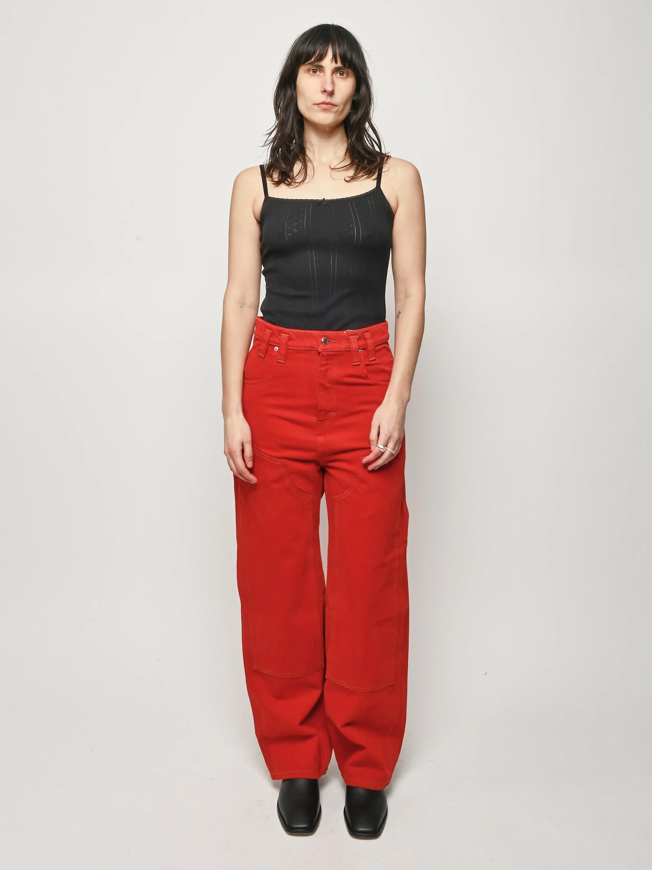 Poppy Double Knee Baggy Jean sold by Frances May Houseline
