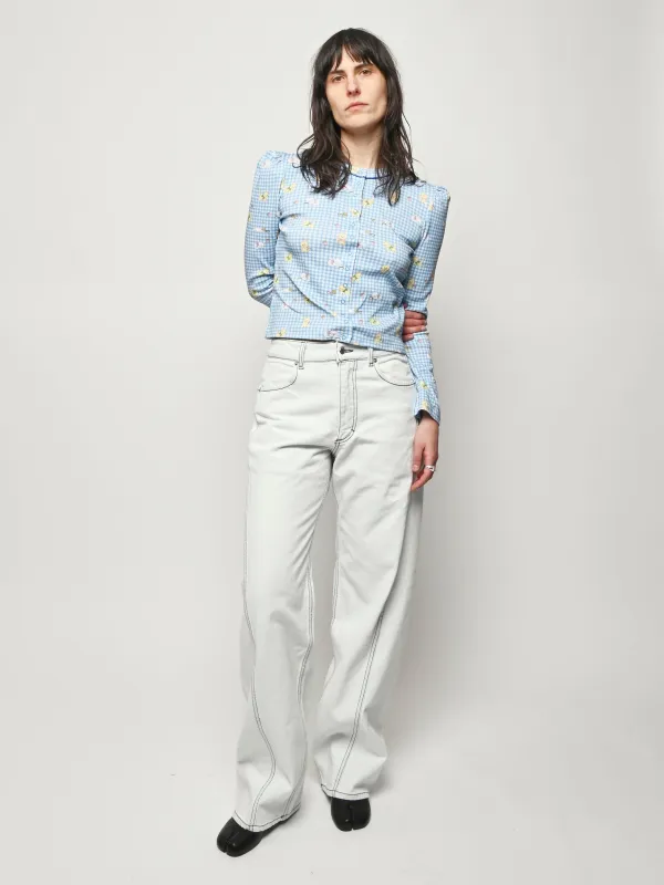 Chalk Bend Jean made by Eckhaus Latta