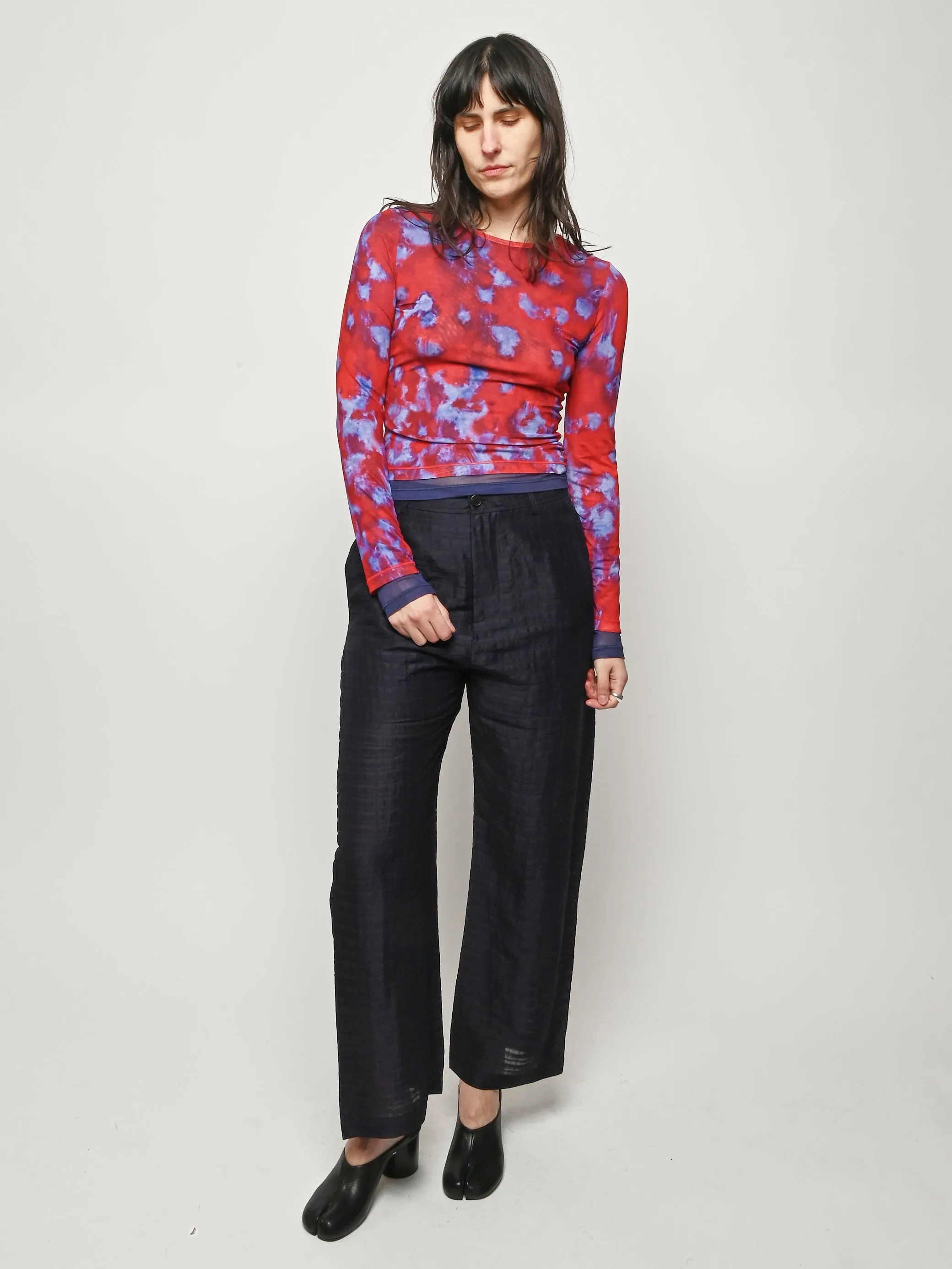 Navy Artist Pants sold by Frances May Houseline