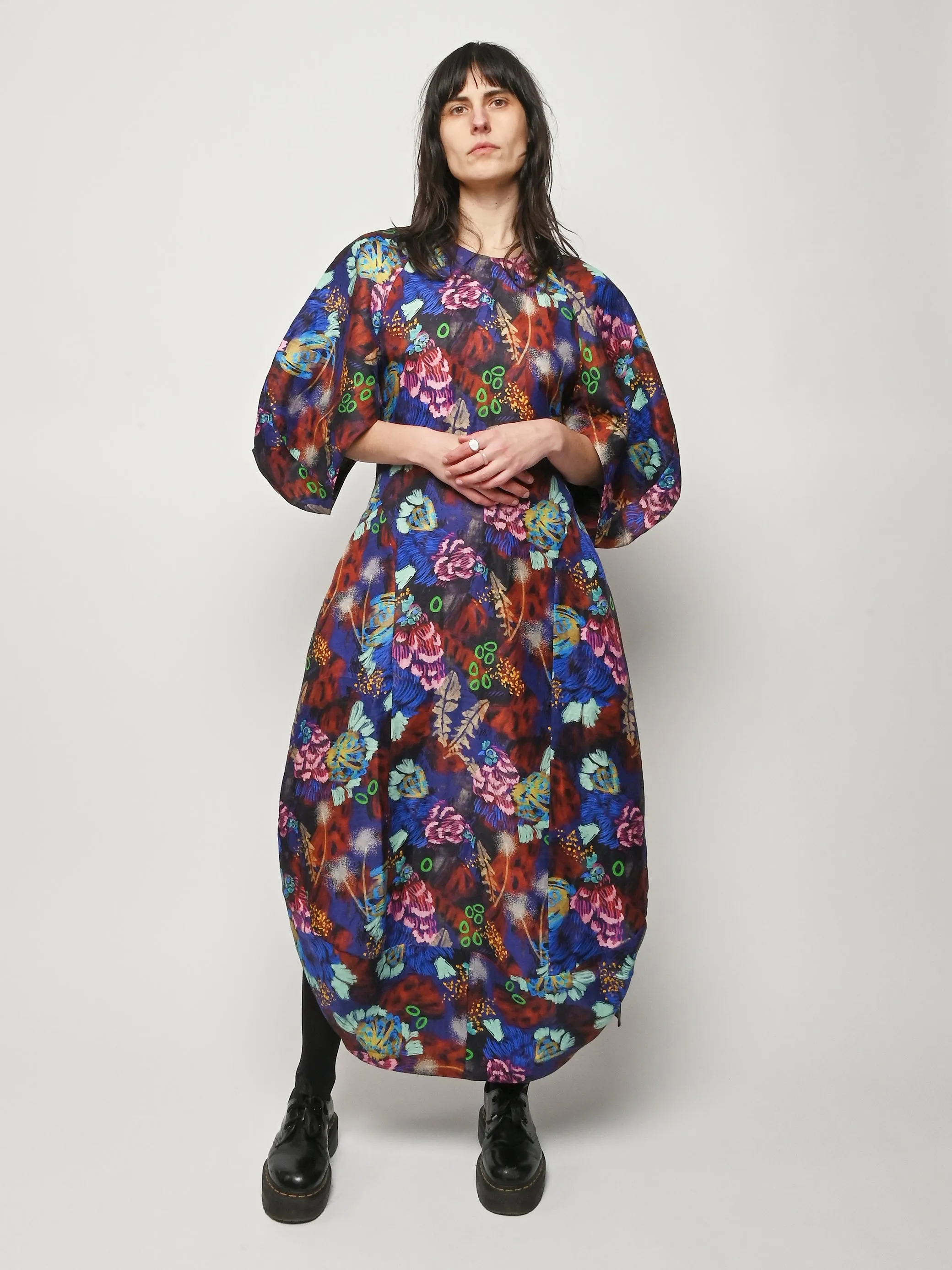 Space Chickens Double Bass Dress sold by Frances May Houseline product image thumbnail 2