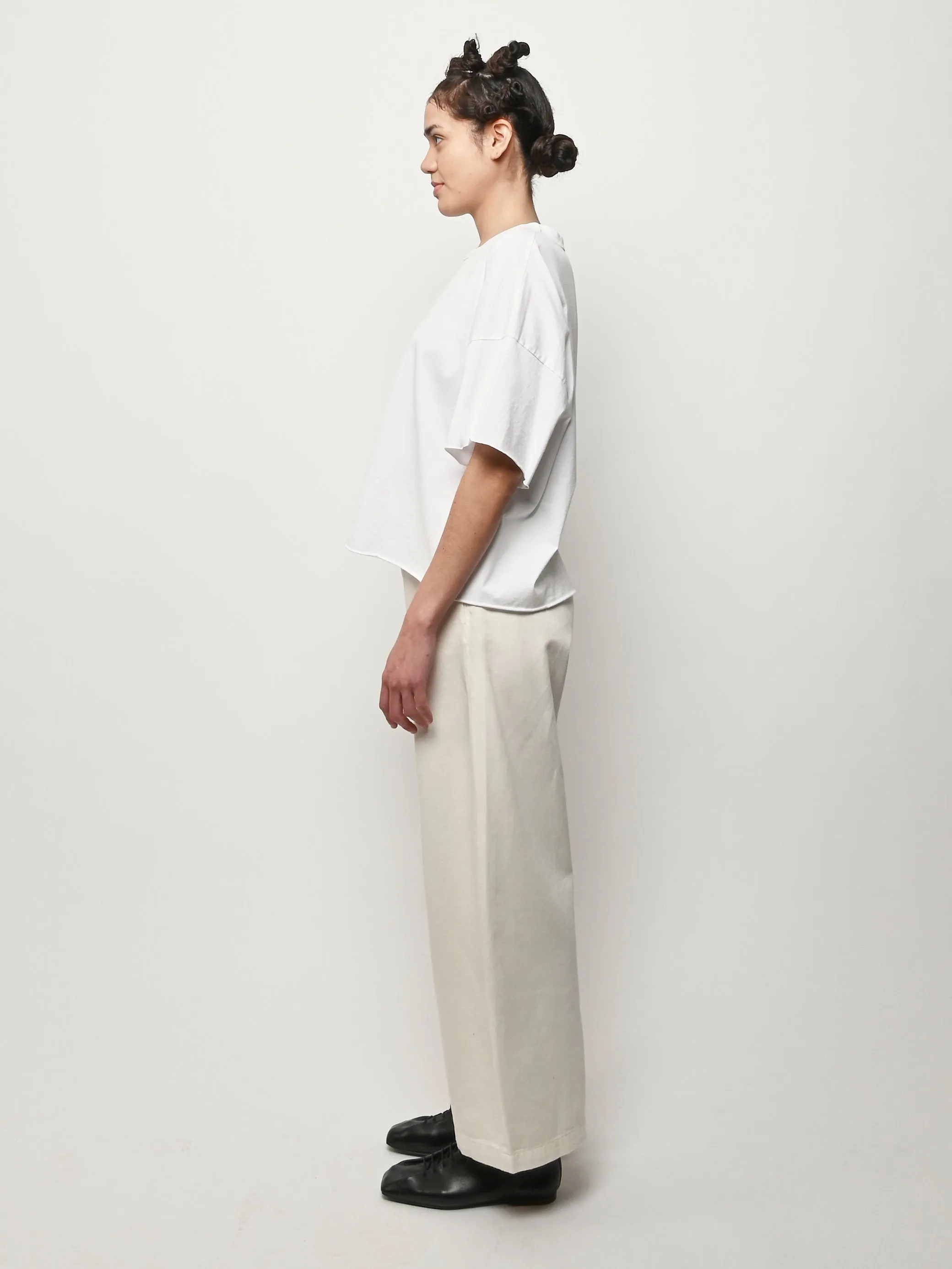 White Frida Tee sold by Frances May Houseline product image thumbnail 5