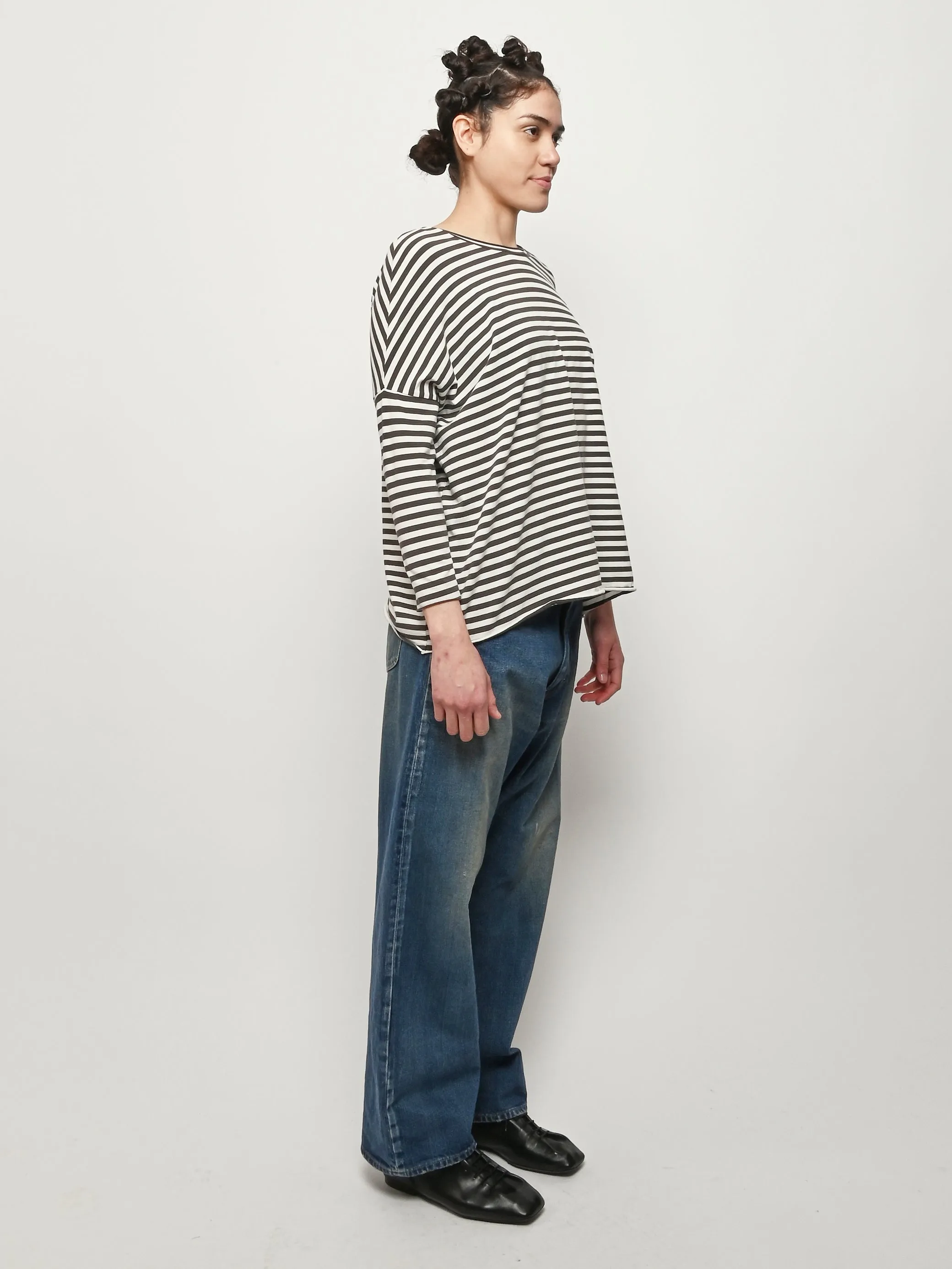 Avorio Ata Striped Tee sold by Frances May Houseline product image thumbnail 5