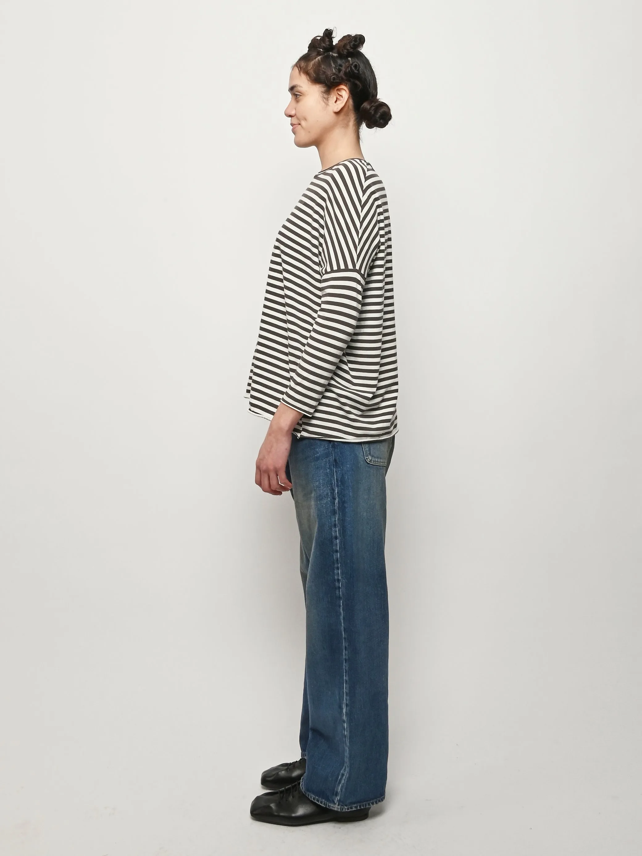 Avorio Ata Striped Tee sold by Frances May Houseline product image thumbnail 4
