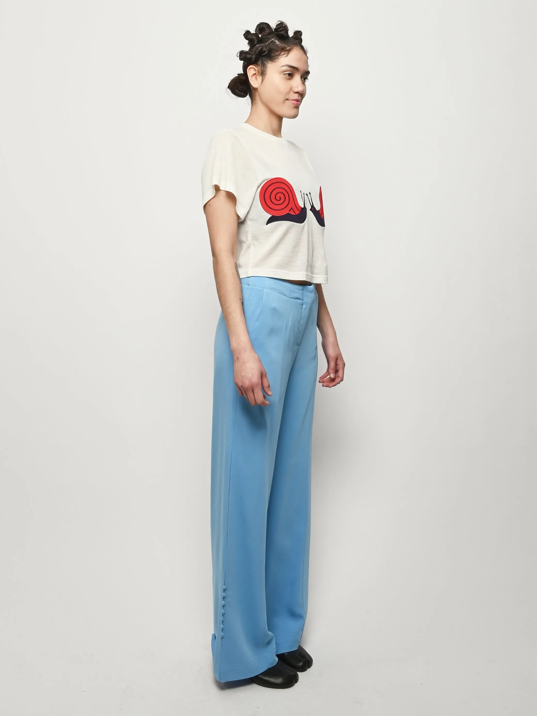 Snail Boobs Wool Blend Tommy Tee sold by Frances May Houseline product image thumbnail 5