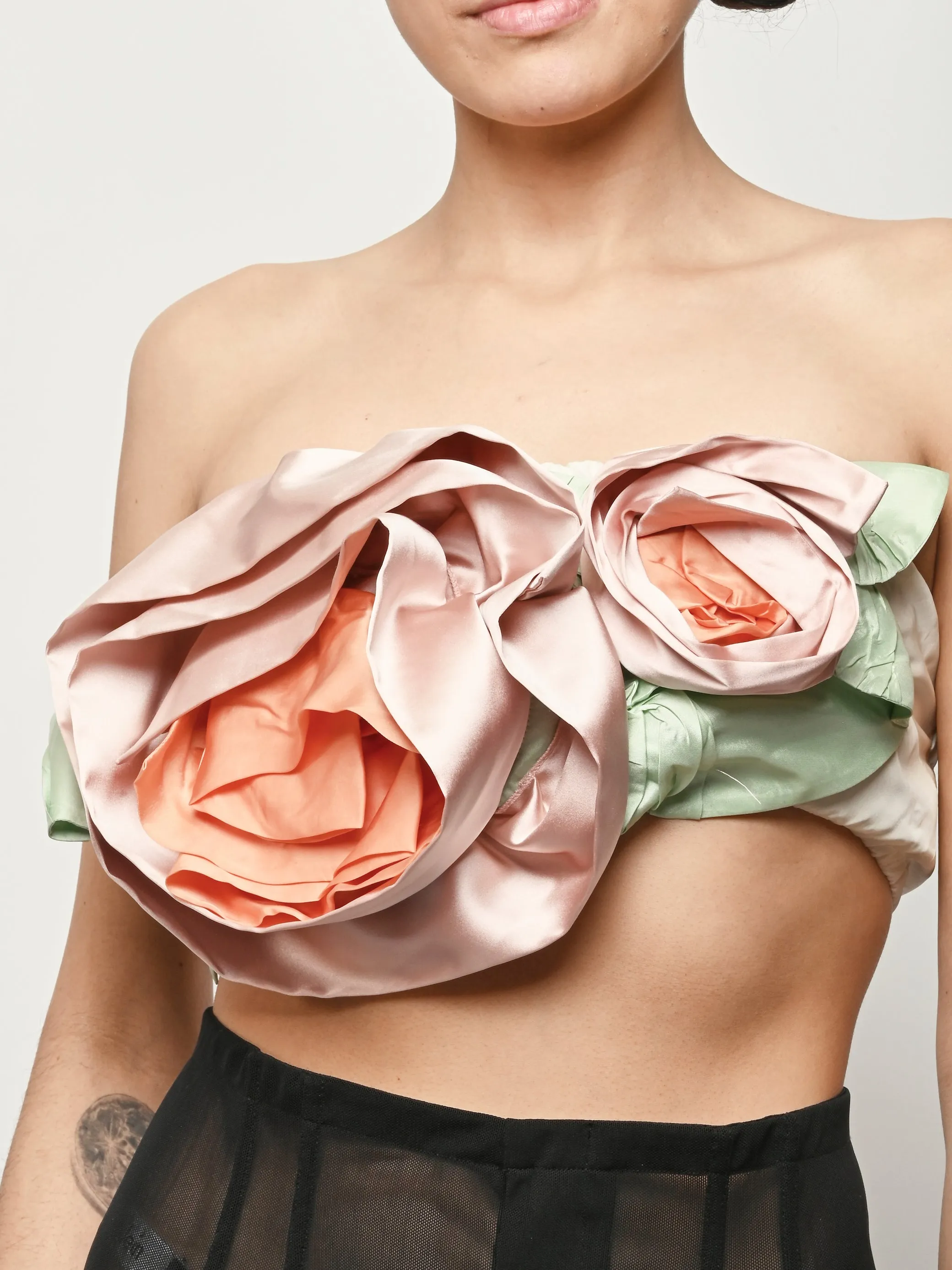 Cream/Multi Pressed Rosette Bouquet Top sold by Frances May Houseline product image thumbnail 3