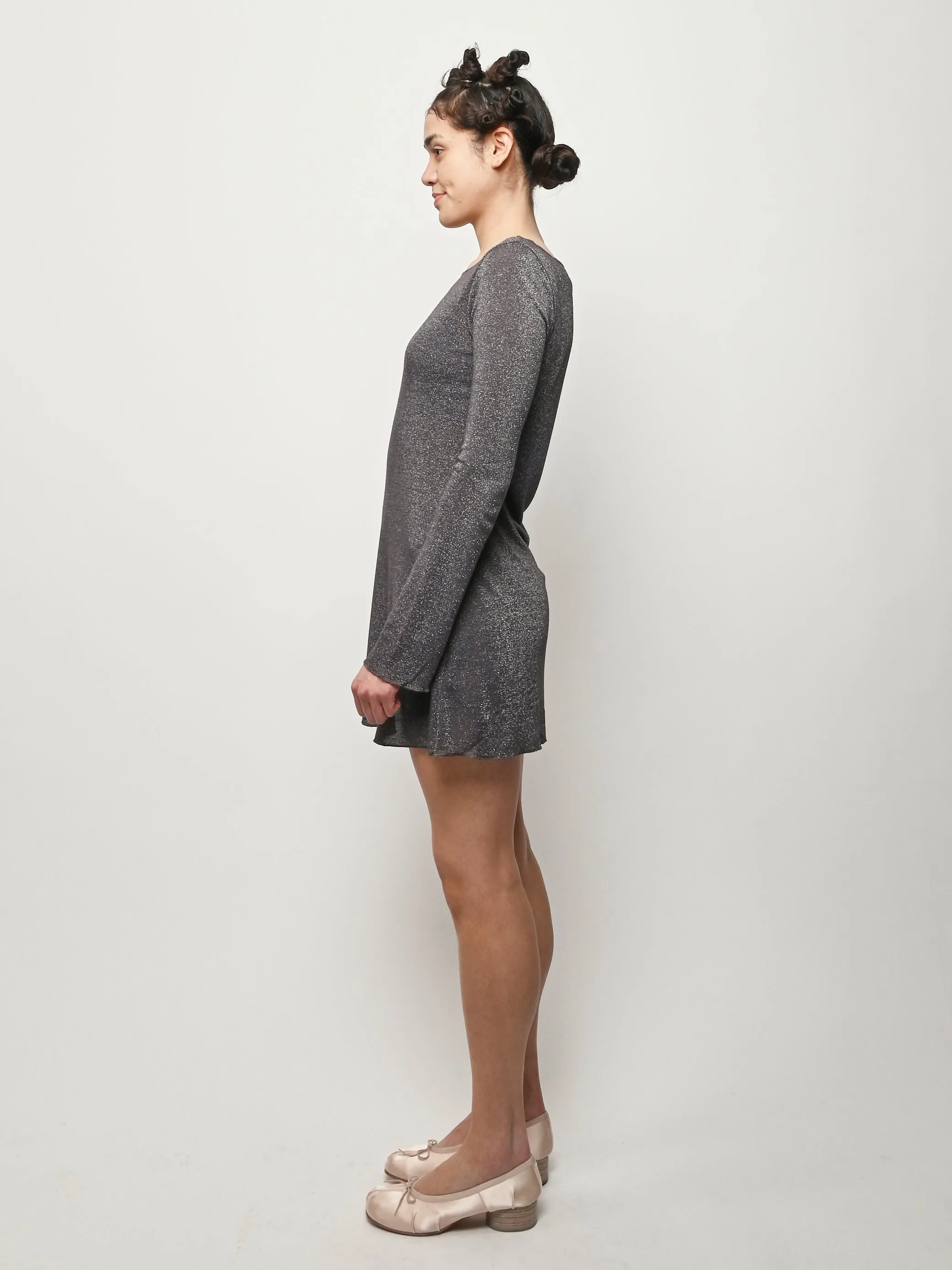 Espresso Shimmer Knit Elektra Dress sold by Frances May Houseline product image thumbnail 5