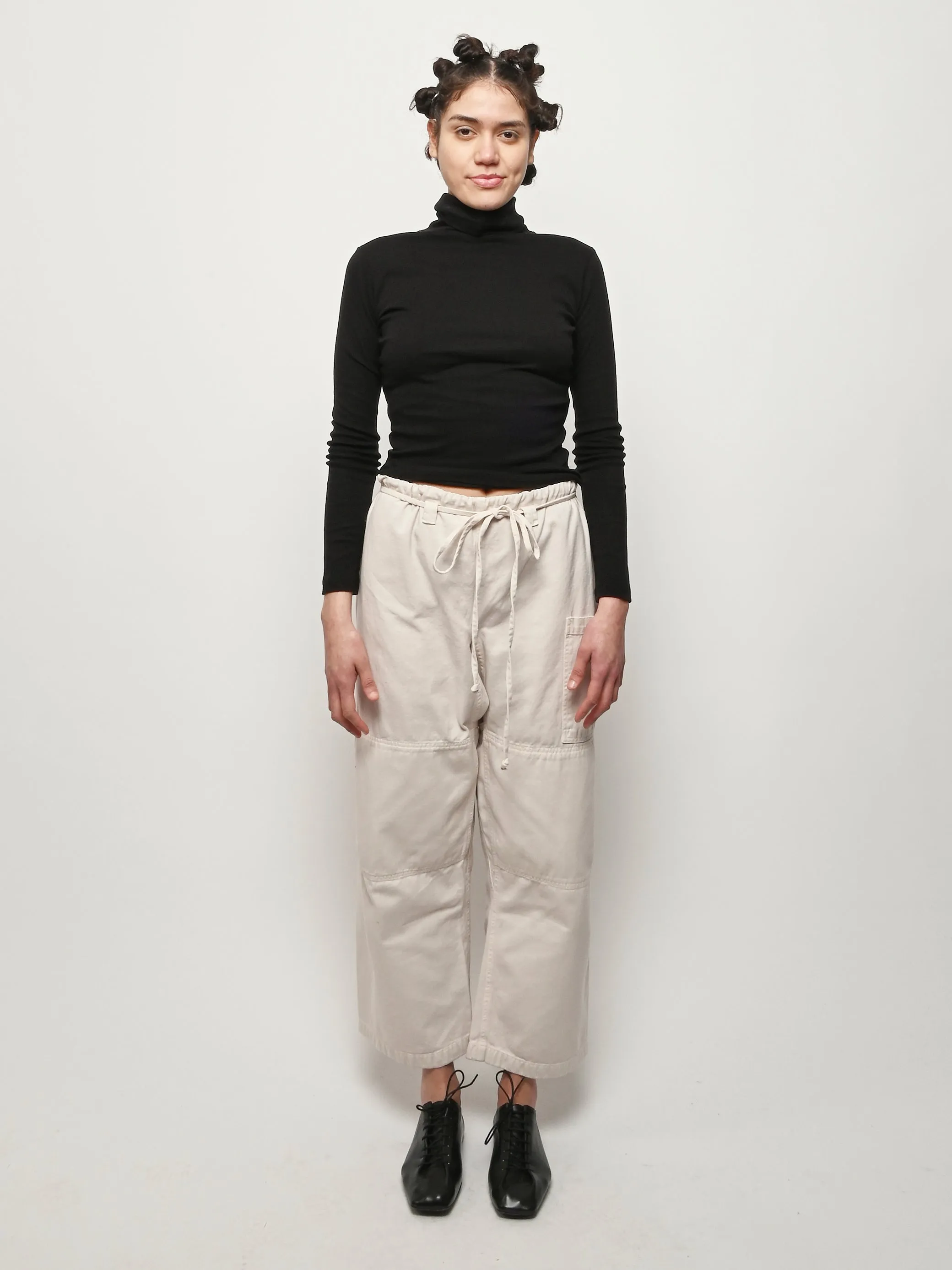 Black Turtleneck L/S Bellevue Tee sold by Frances May Houseline