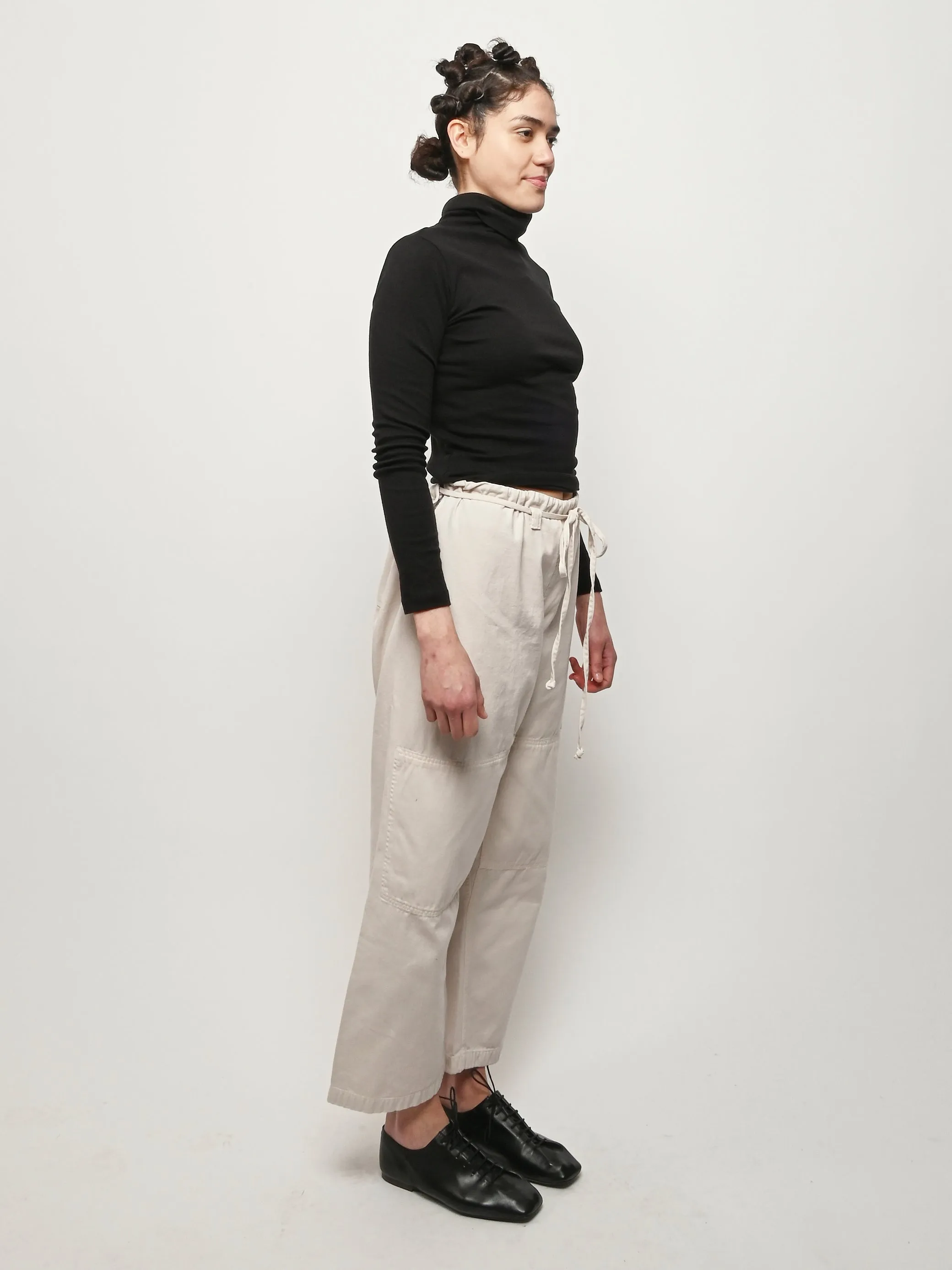 Black Turtleneck L/S Bellevue Tee sold by Frances May Houseline product image thumbnail 5