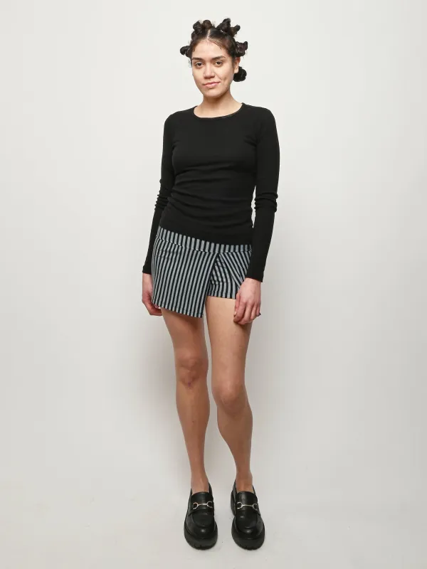 Black L/S Bellevue Tee made by Gil Rodriguez