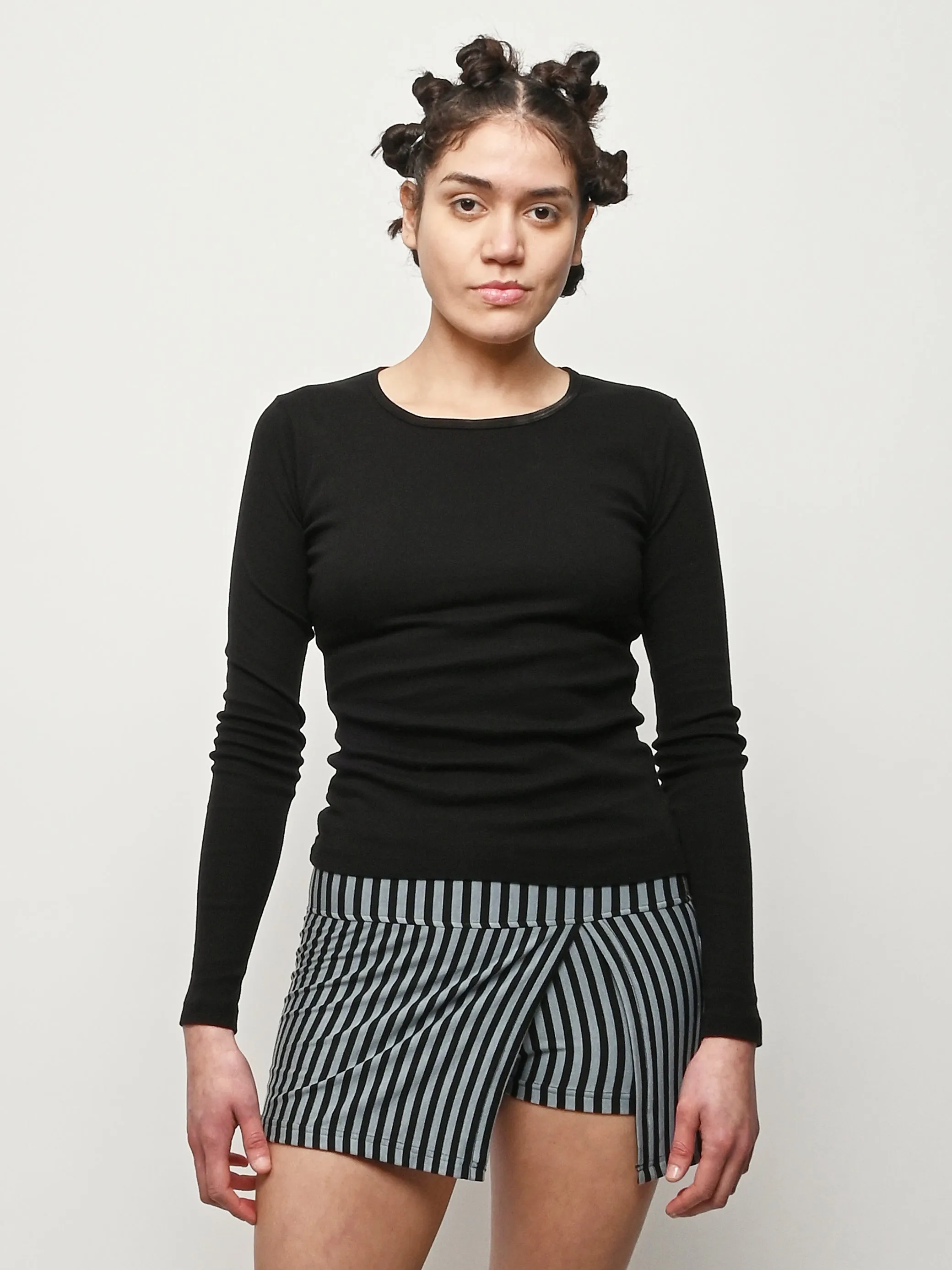 Black L/S Bellevue Tee sold by Frances May Houseline product image thumbnail 2