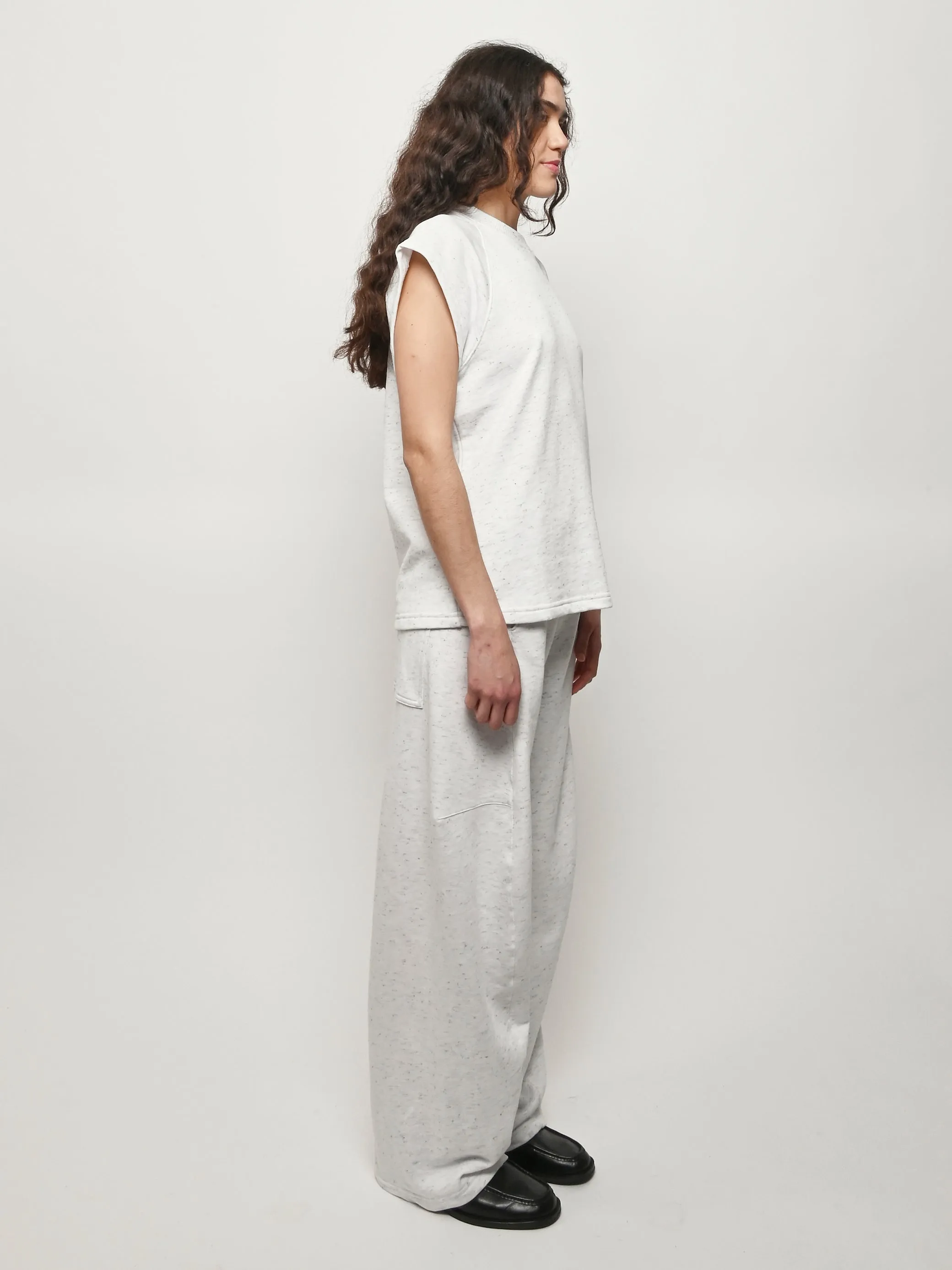 White/Multi Spring Tweedy Sleeveless Easy Top sold by Frances May Houseline product image thumbnail 5