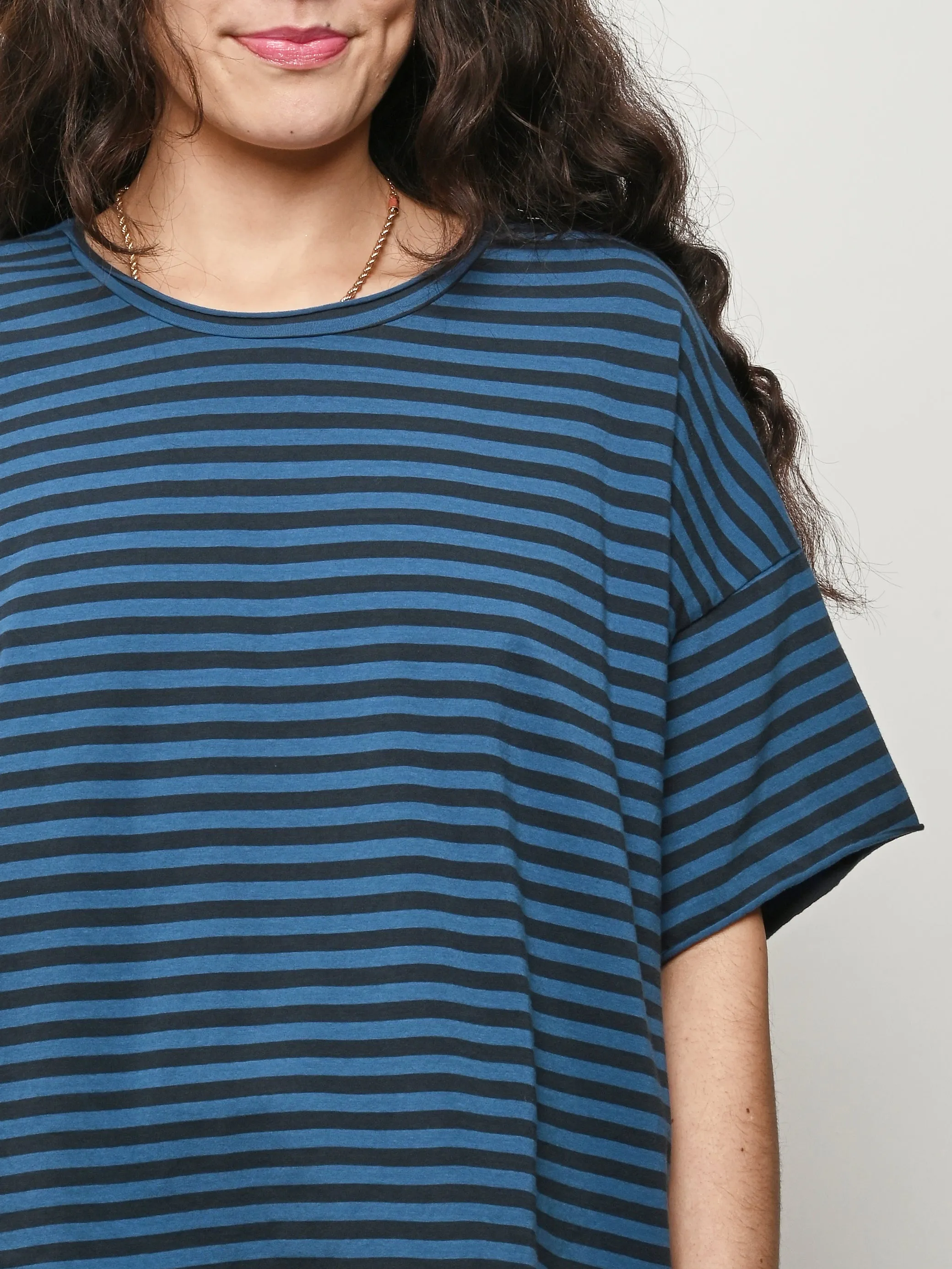 Itaca Striped Jersey Frida Tee sold by Frances May Houseline product image thumbnail 3