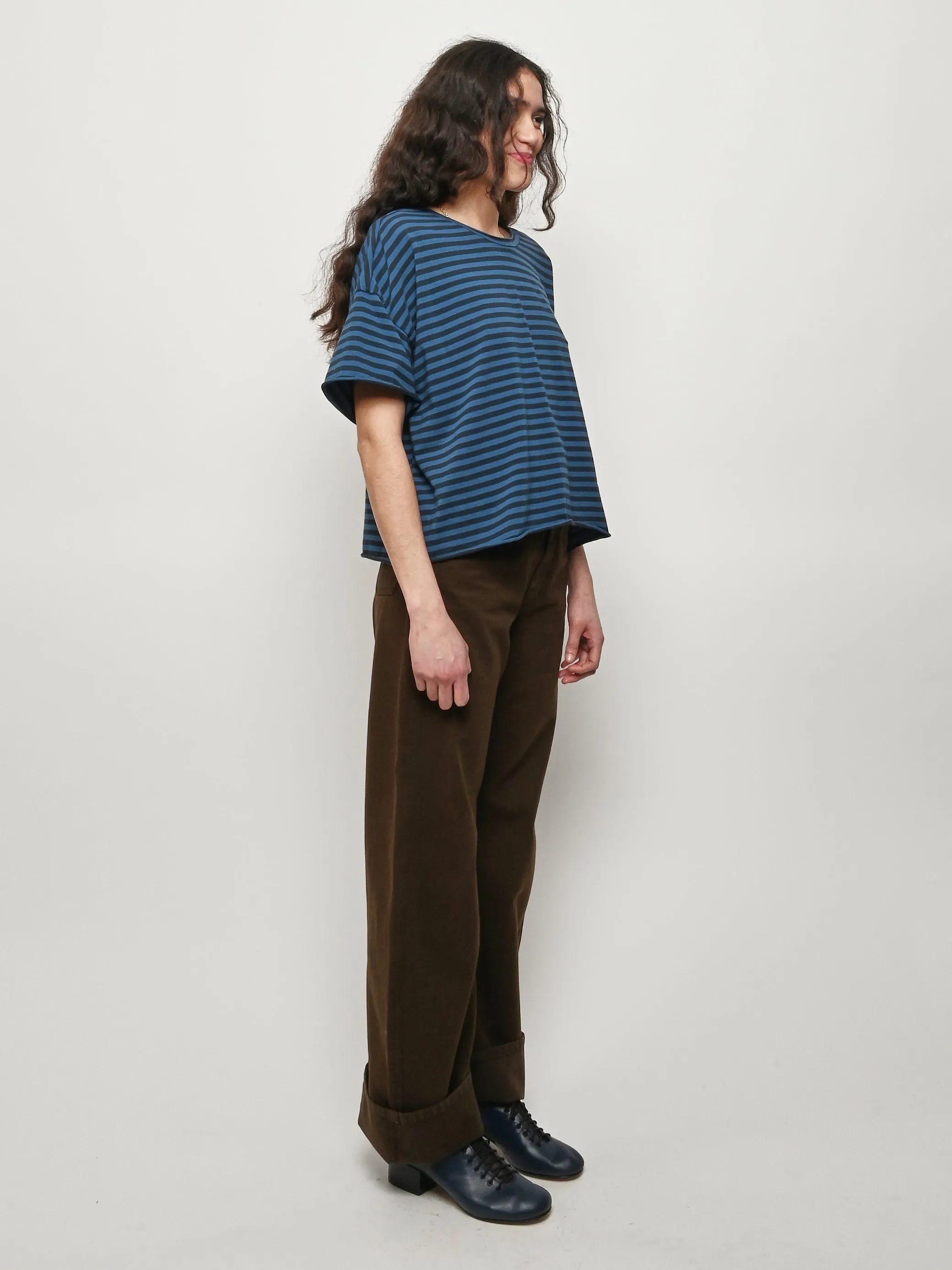 Itaca Striped Jersey Frida Tee sold by Frances May Houseline product image thumbnail 5