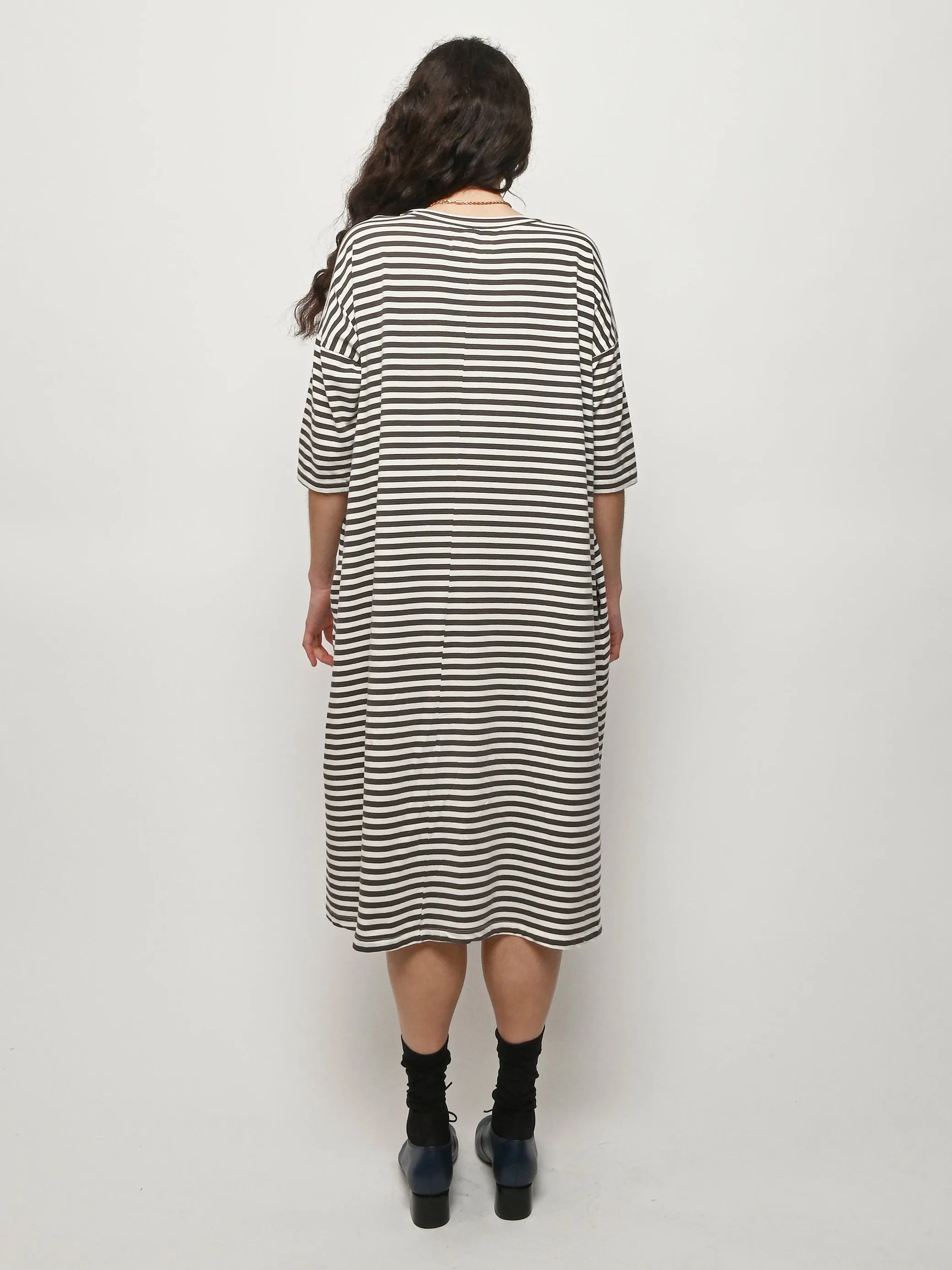 Avorio Striped Jersey Rame Dress sold by Frances May Houseline product image thumbnail 5
