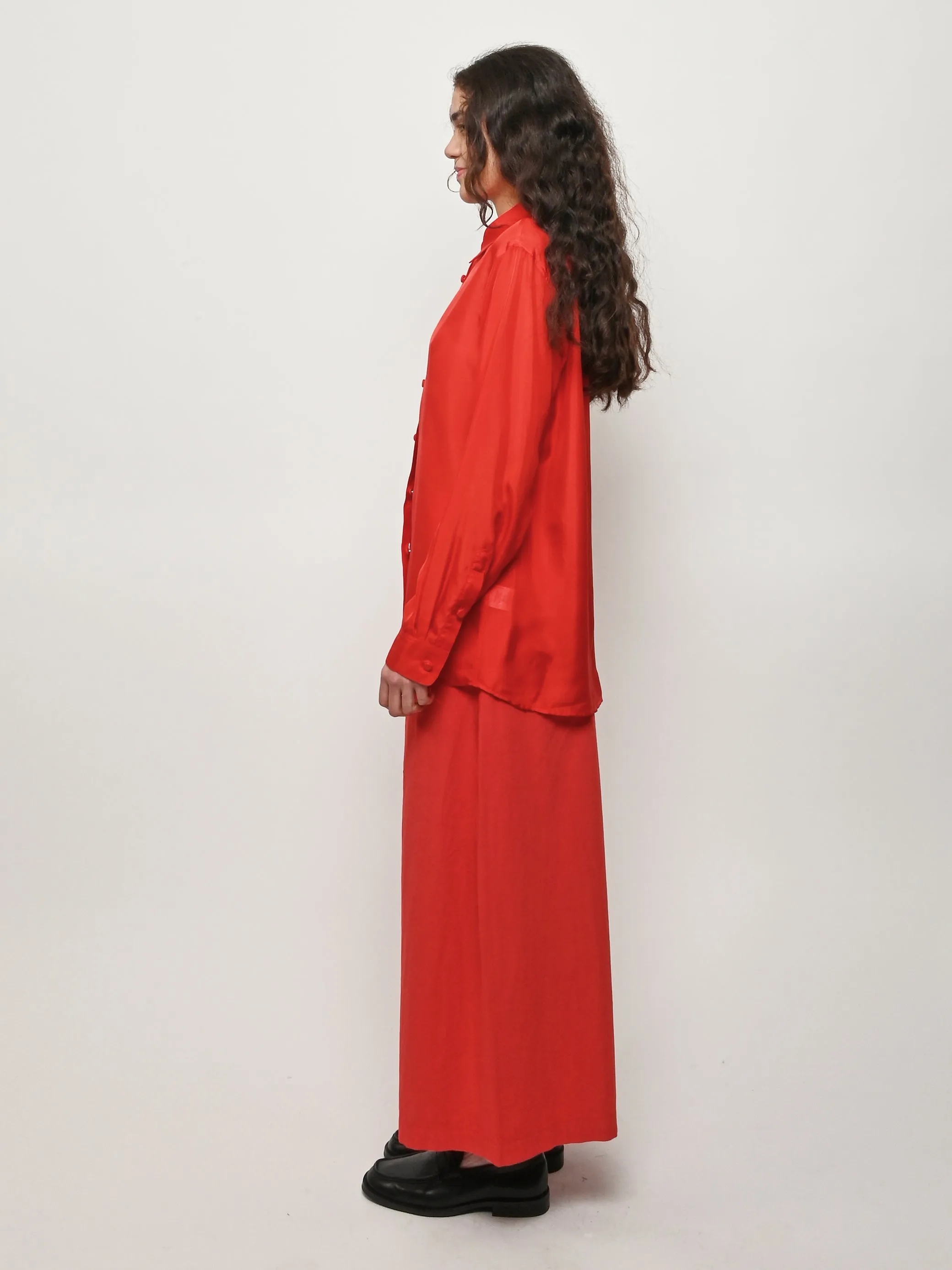 Red Quinney Shirt sold by Frances May Houseline product image thumbnail 4